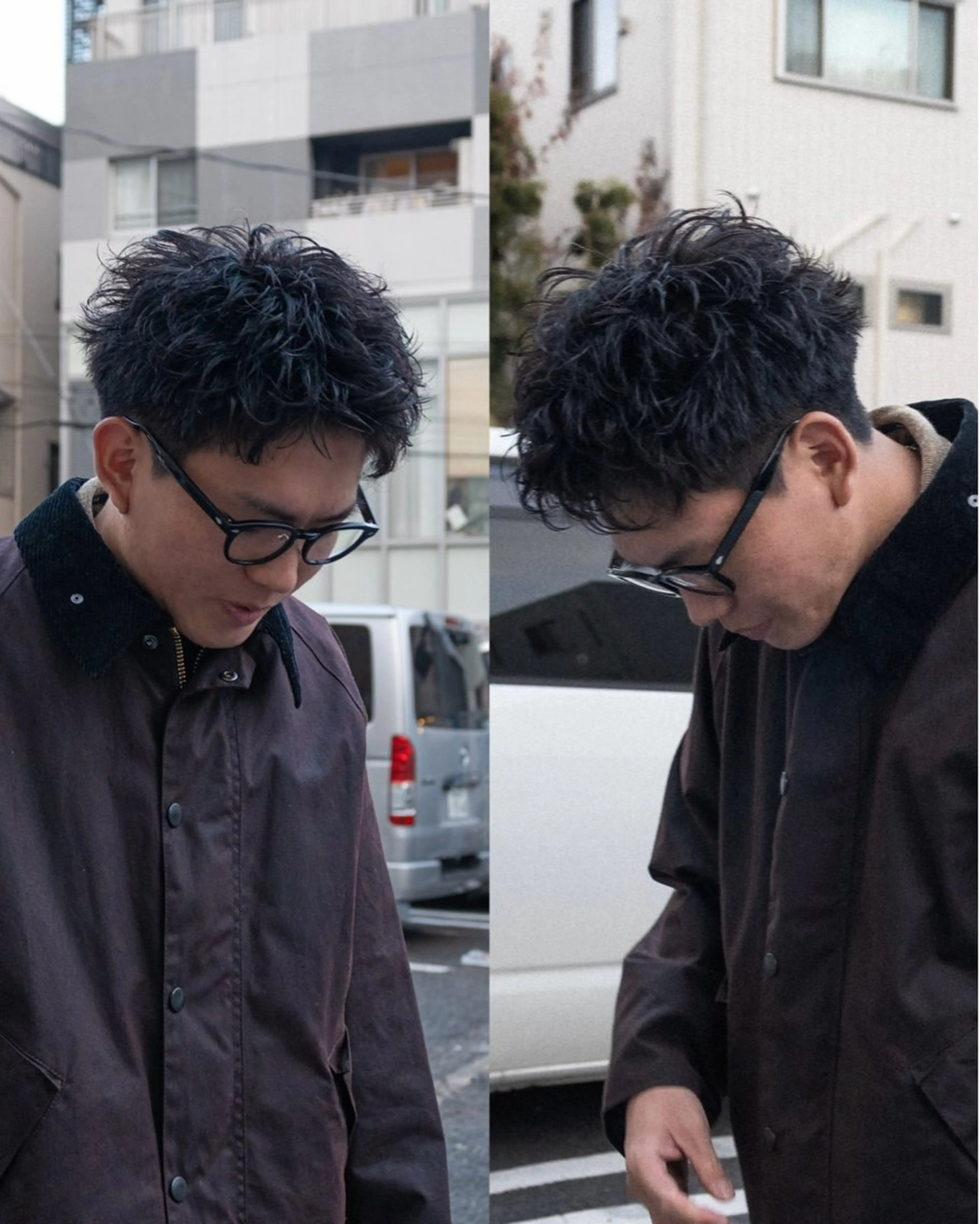 ショート パーマ メンズ メンズパーマ スパイキーショート ショートヘア カット パーマ 三鷹/メンズヘア/ メンズパーマ/トナミのヘアスタイル