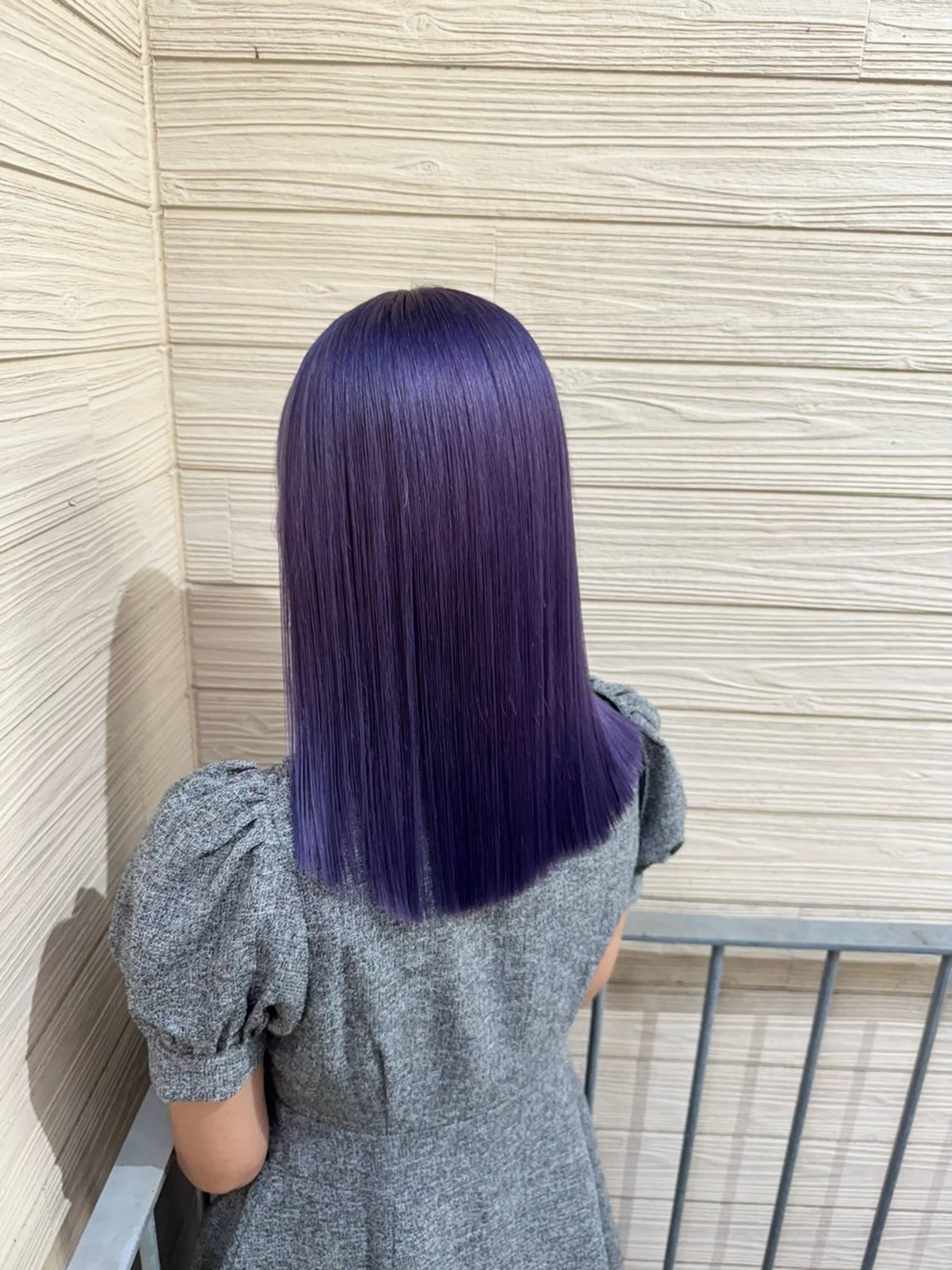 カラー ブリーチ ディープパープル ピンク率90%🎀× 肌映えカラー小川新大のヘアスタイル