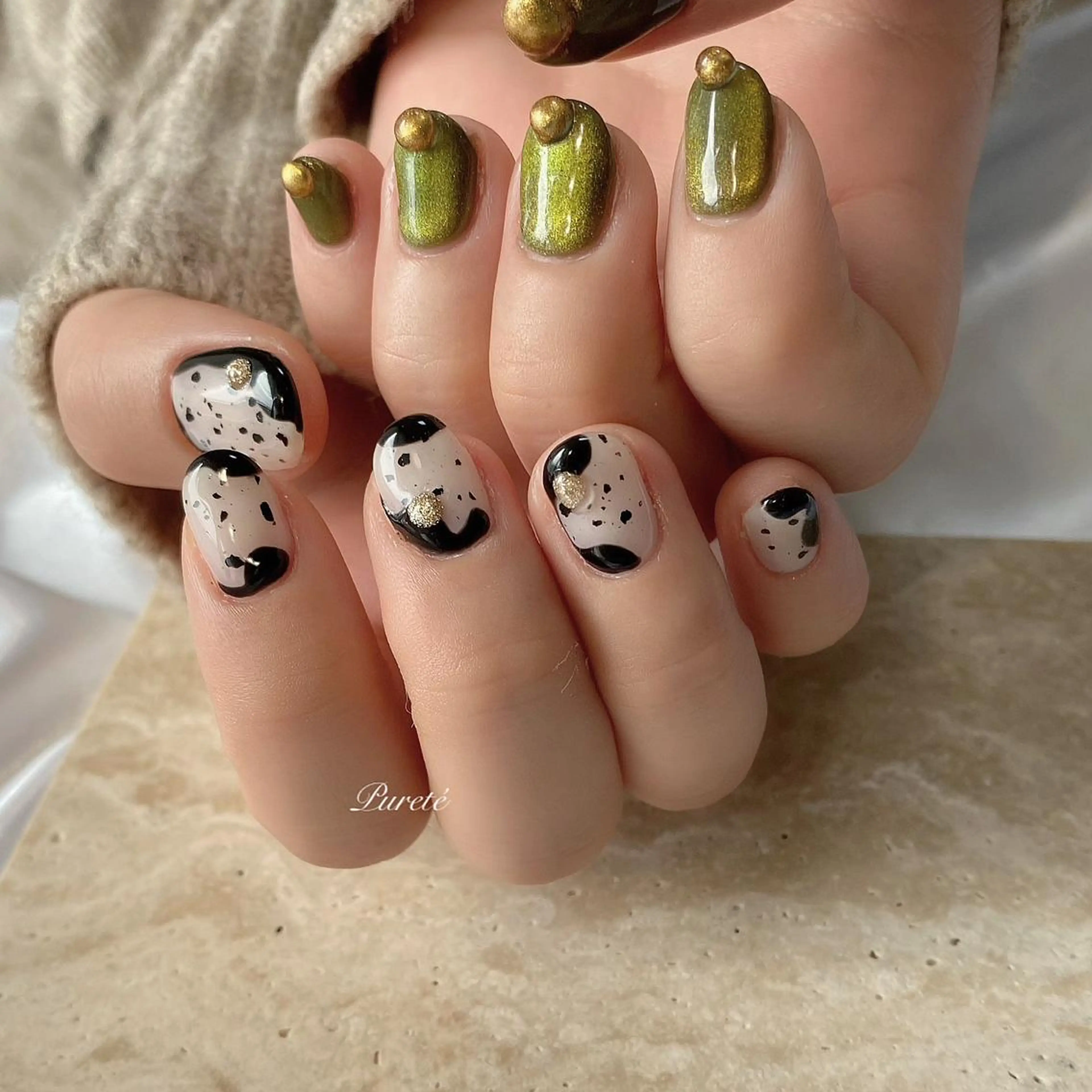 ネイル ハンドネイル nailsalon Puretéのネイルデザイン