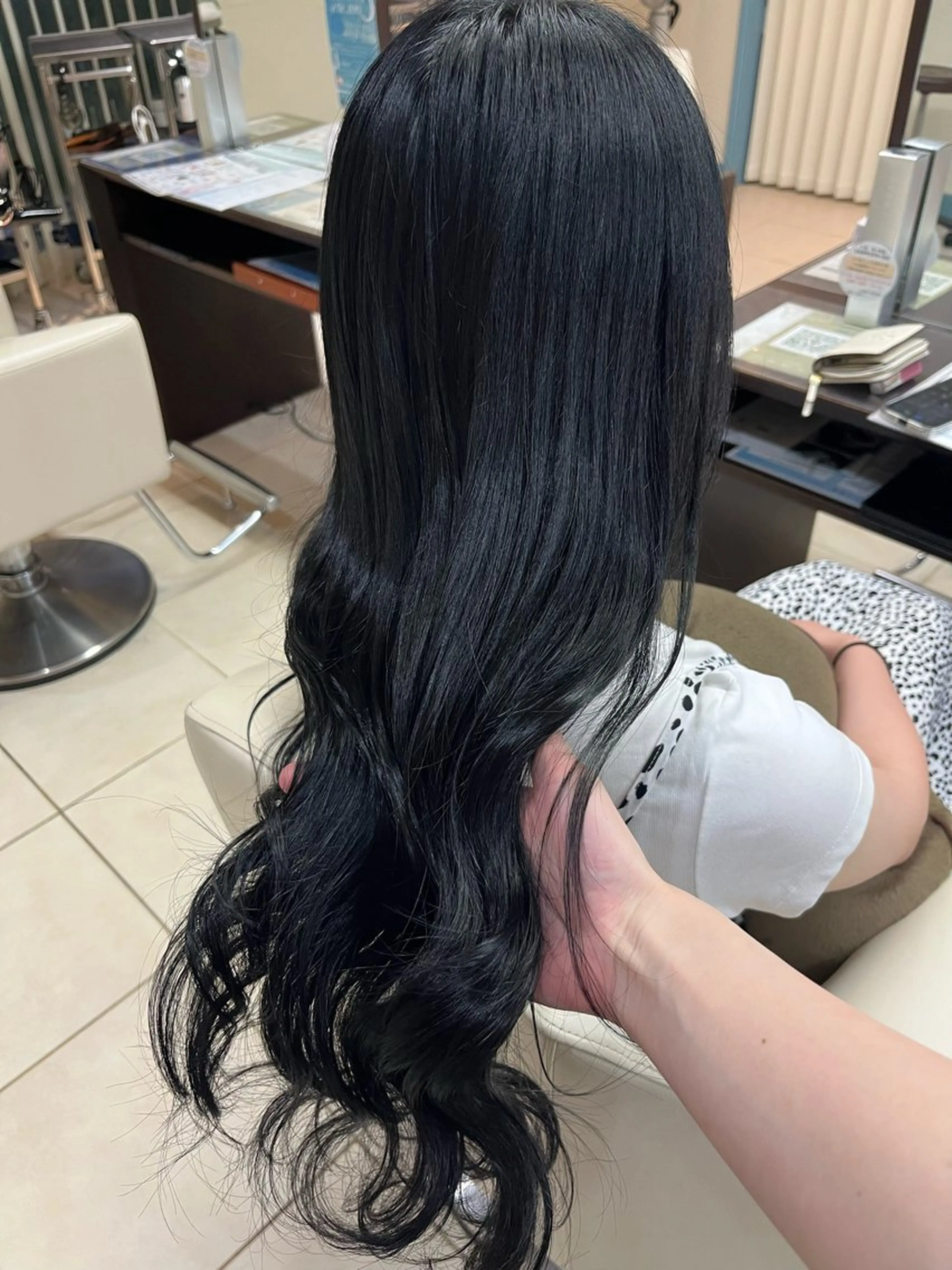 🍑ブリーチ無しワンカラー➕アローブスパの写真