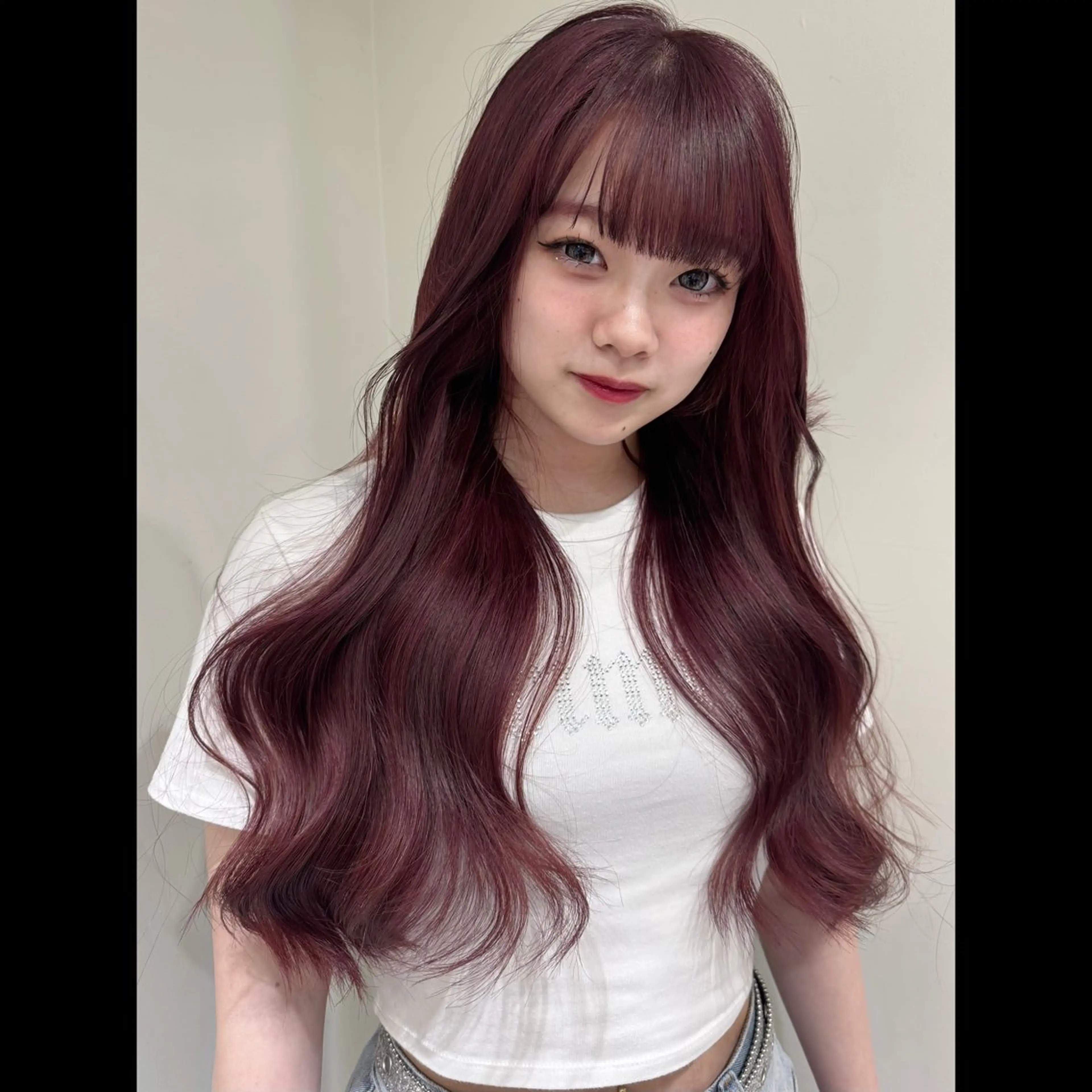レイヤーカット×ブリーチなしダブルケアカラー🎀🎀の写真