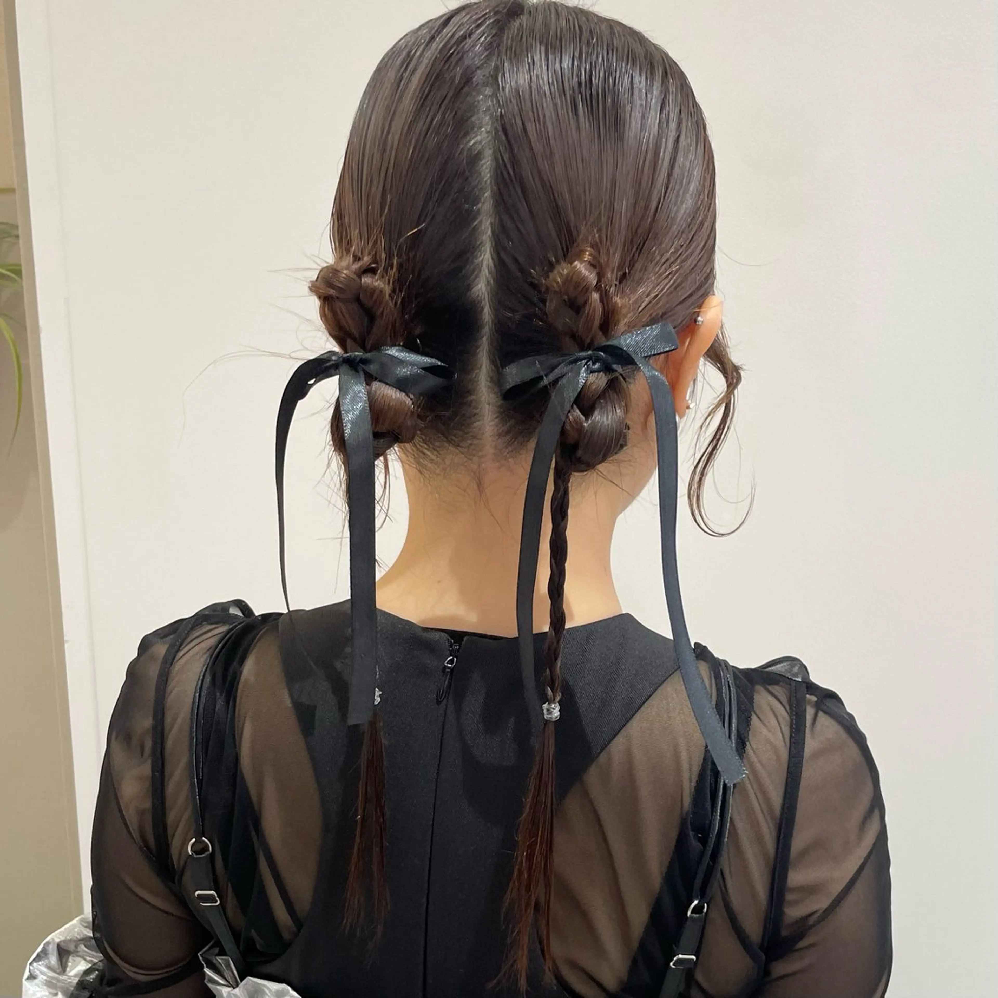 セミロング ヘアセット 🧁艶カラー /アレンジ🎀くるみのヘアスタイル