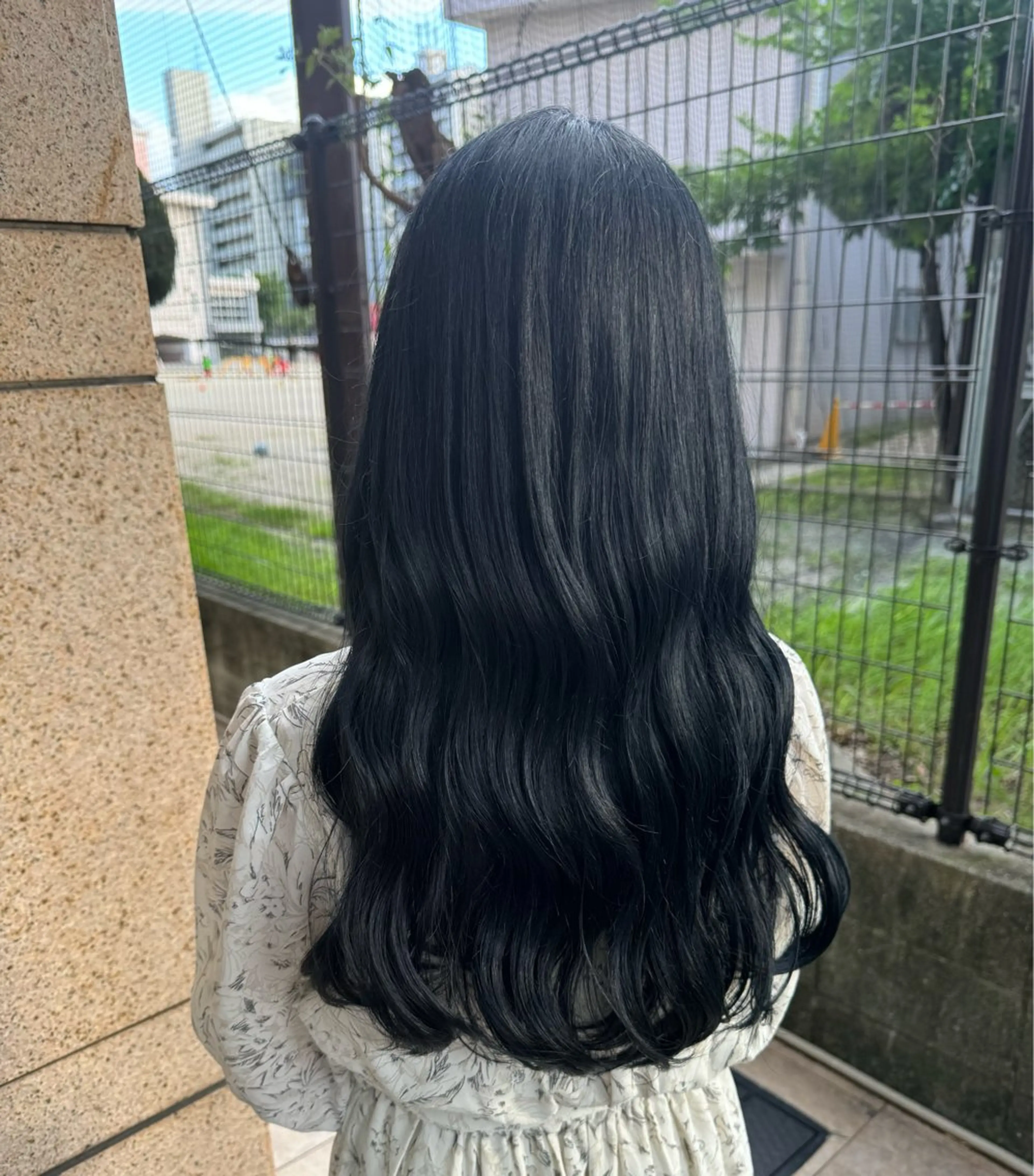 ロング カラー カット ヘアカラー FAVOR 警固店所属・まつお ゆいのヘアスタイル