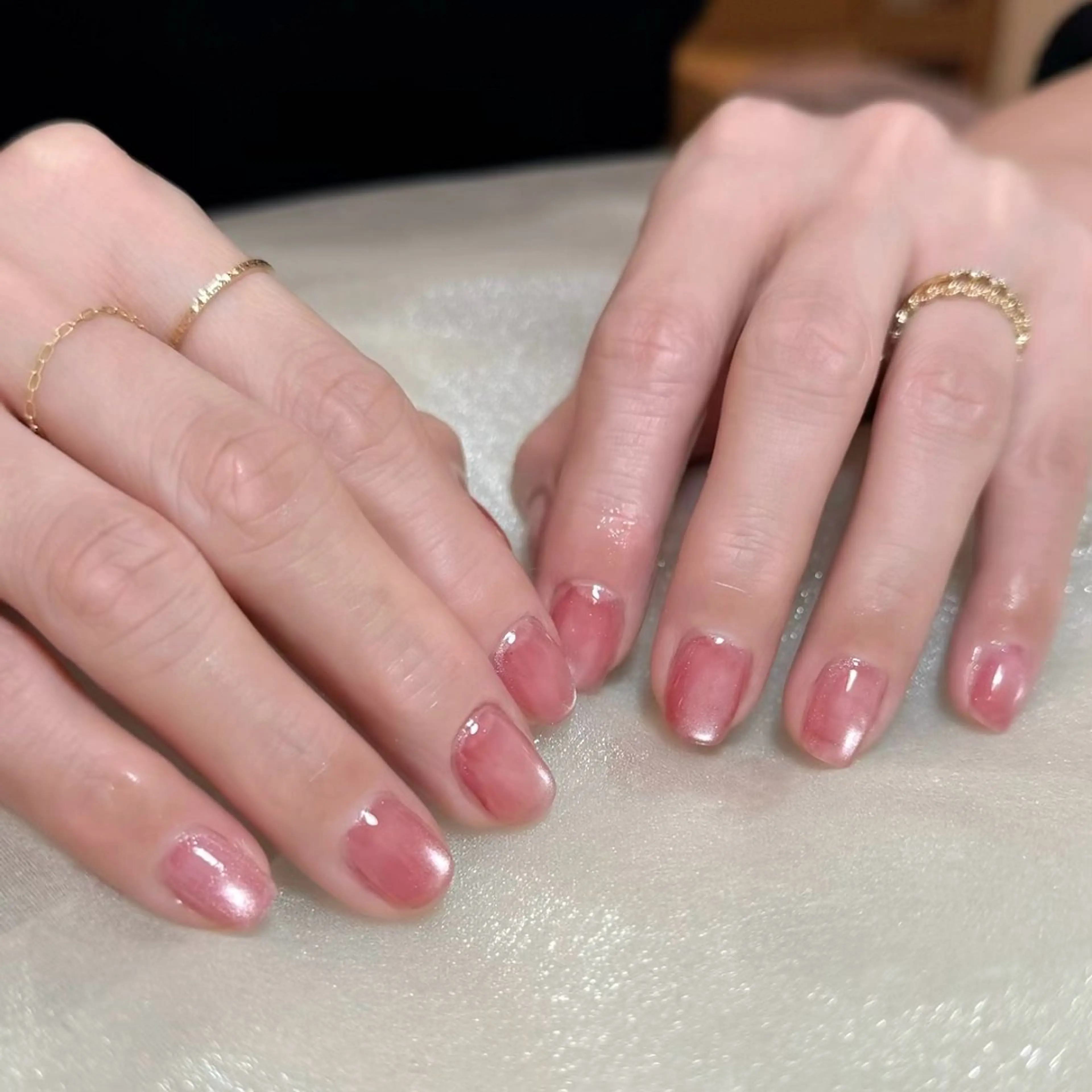 ネイル マグネットネイル ハンドネイル each sakuraのネイルデザイン