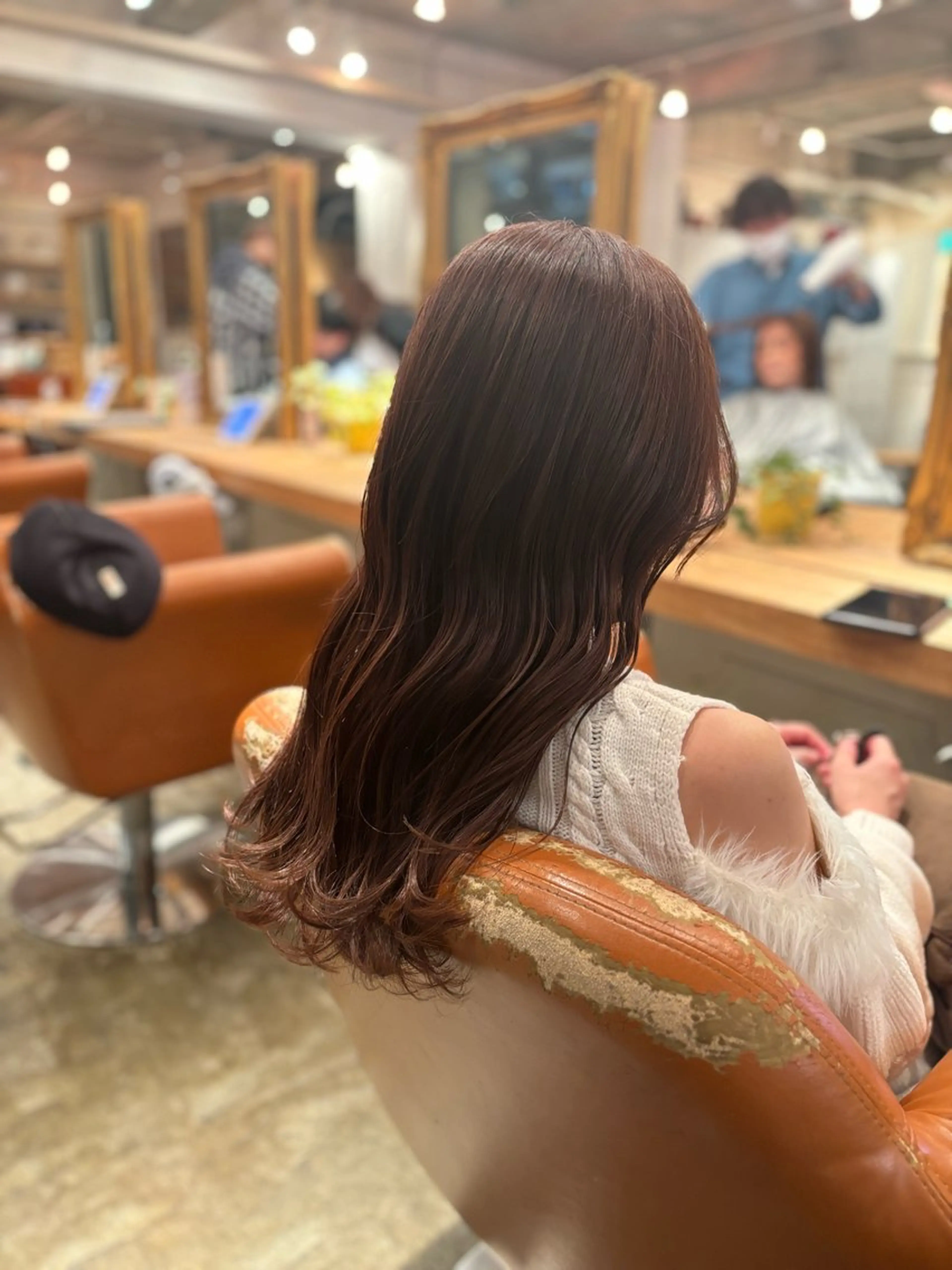 カラー ブラウンカラー ラベンダーカラー 髪質改善カラー ベージュ🤎YUMEのヘアスタイル