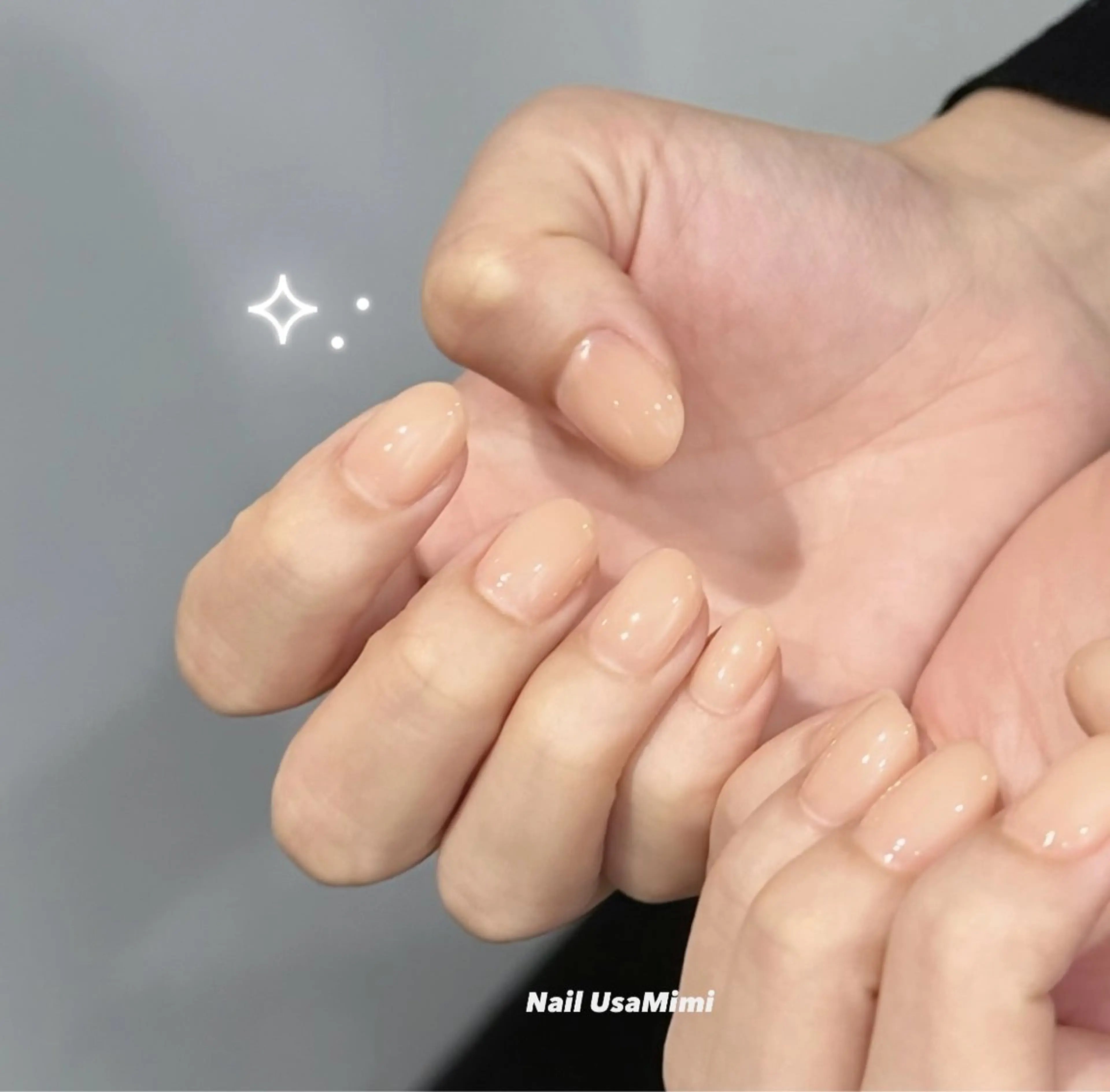 ネイル ハンドネイル 本町NailUsaM imi MOMOKAのネイルデザイン
