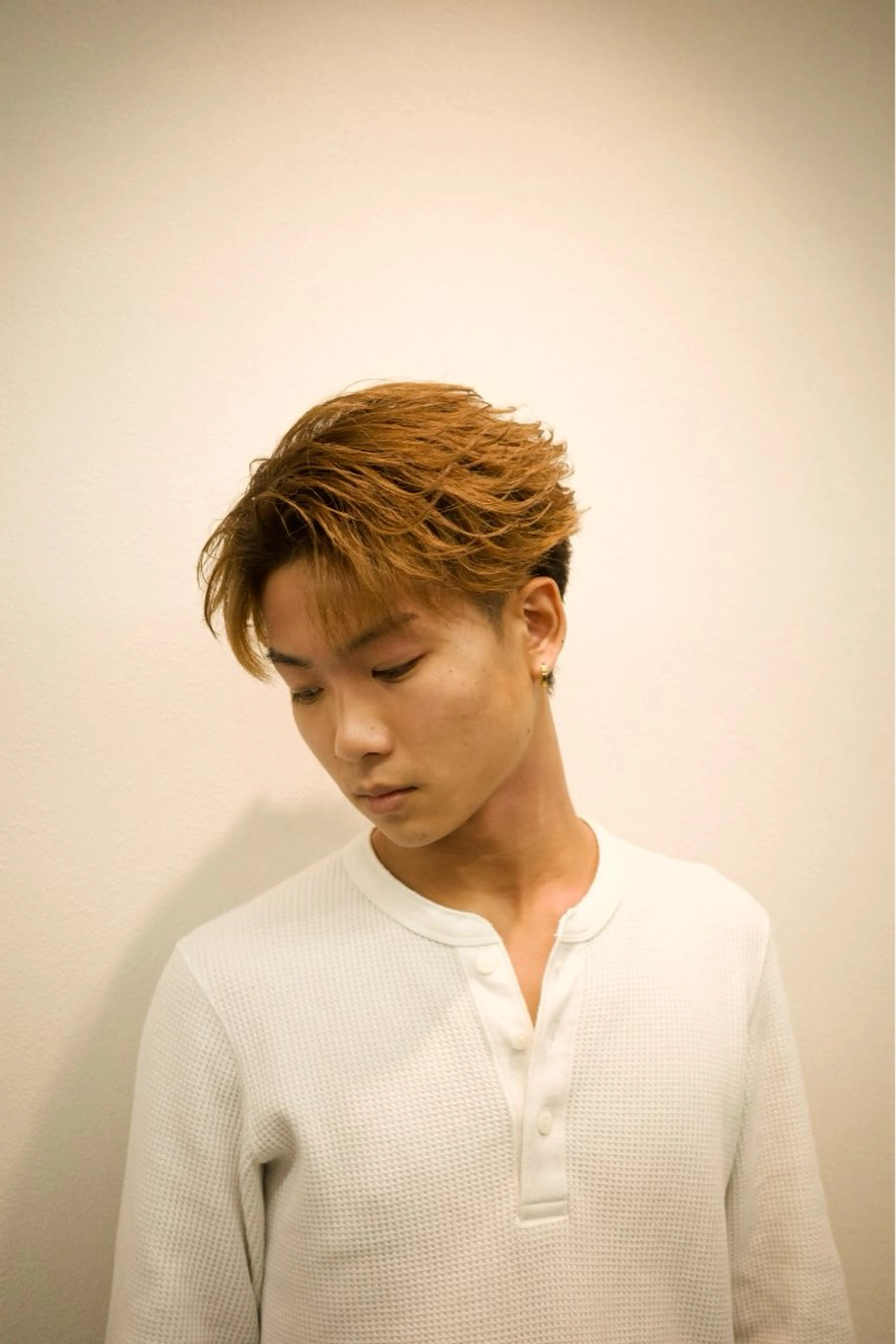 【55％オフ🍁】フェザーパーマ+カット（フェザーパーマ/フェザーショート/メンズカット/メンズサロン/シティパーマ）の写真