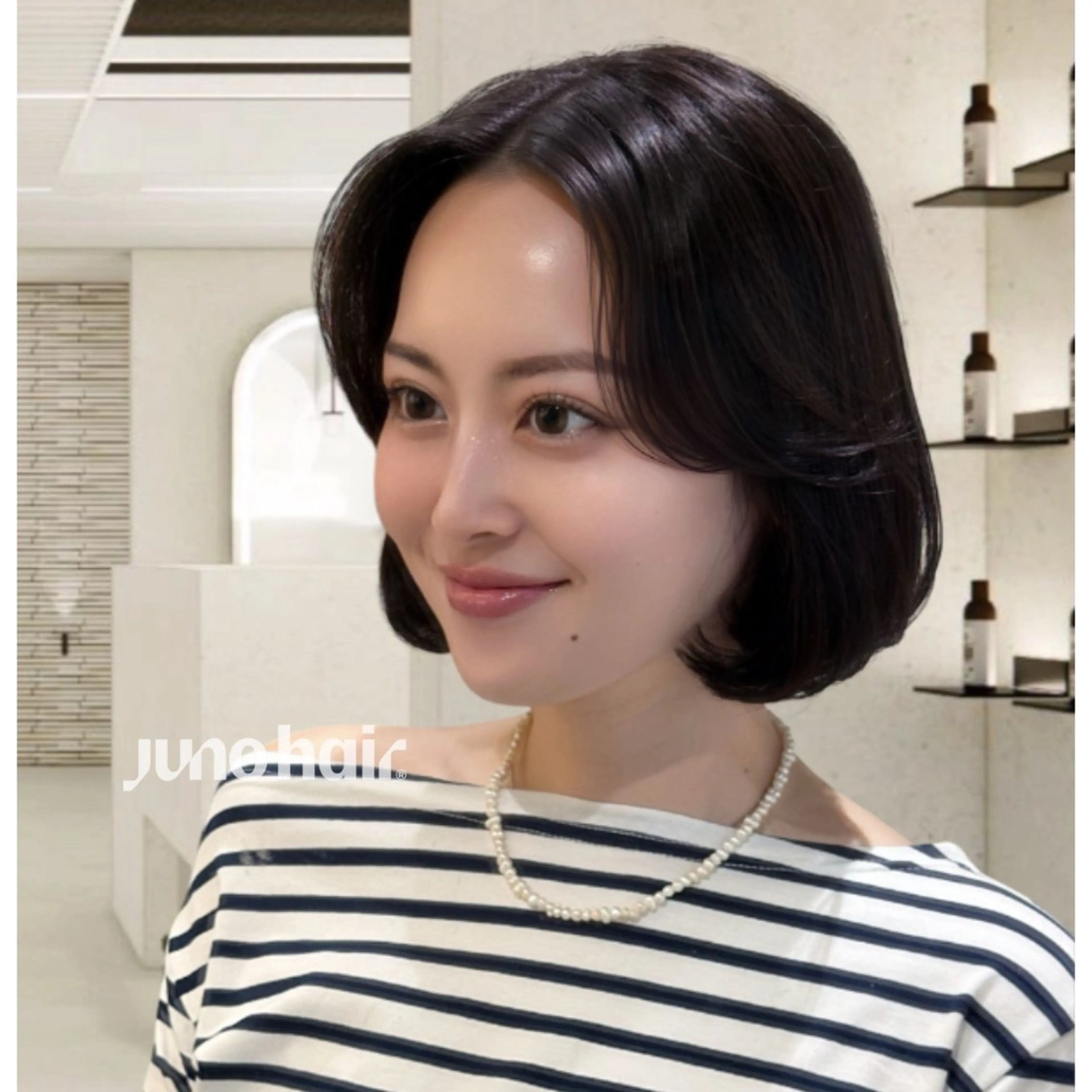 ショート パーマ ショートボブ ボブ 韓国風ヘア ショートヘア カット 韓国ヘア特化🇰🇷 NATSUKIのヘアスタイル