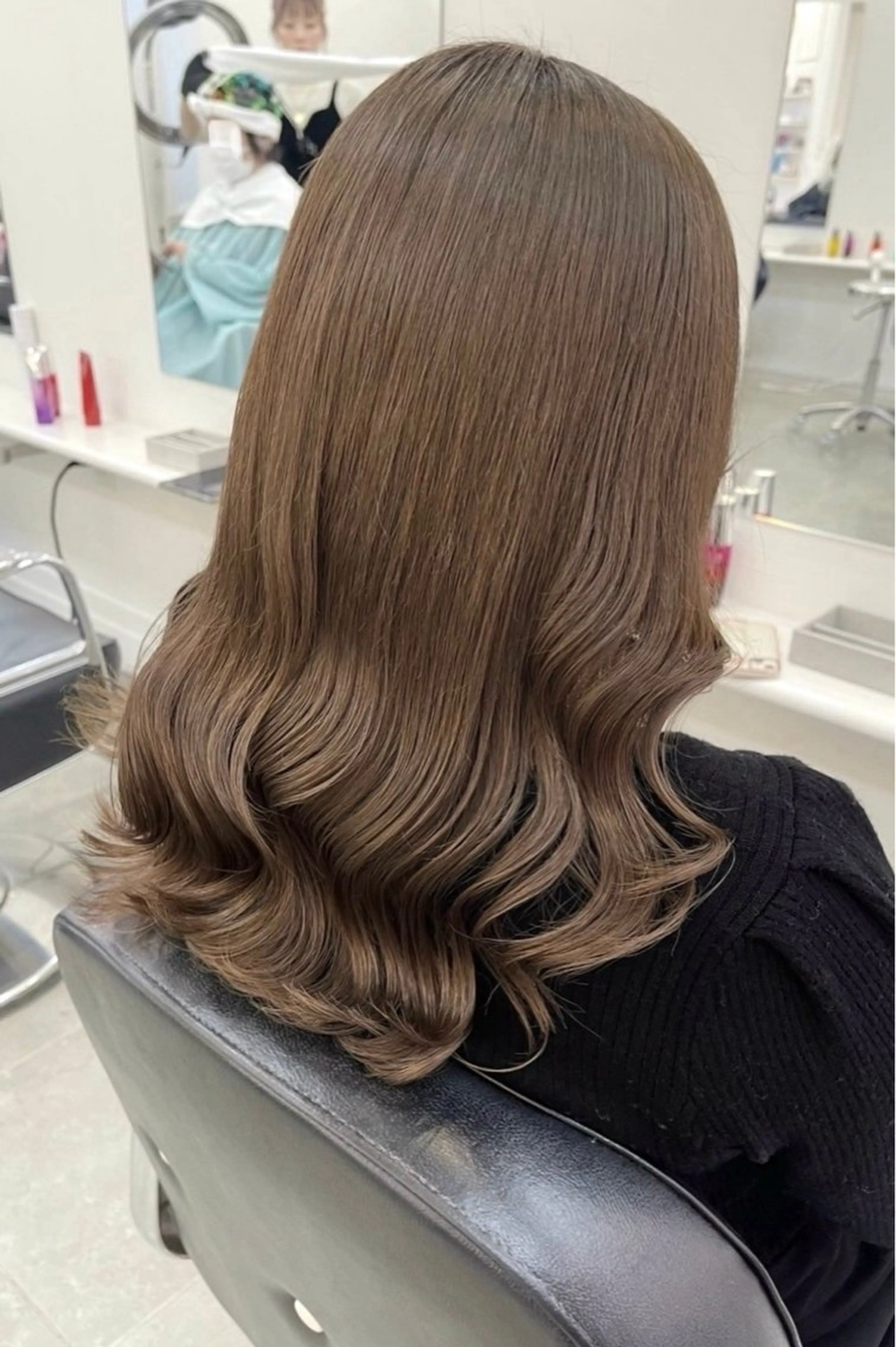 ミディアム ParveMix 岡本えりかのヘアスタイル