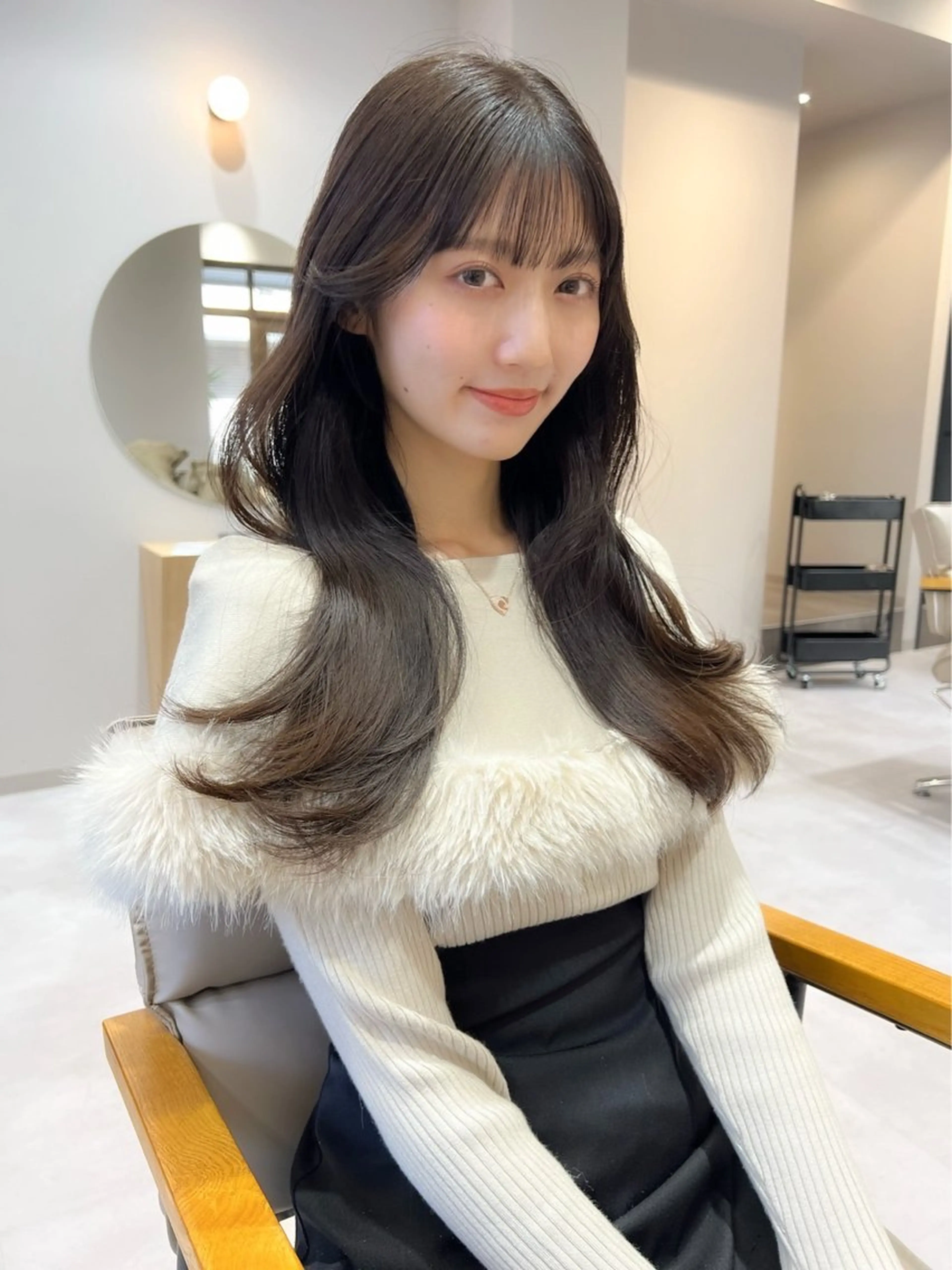 ロング カット特化| 前髪｜みひろのヘアスタイル