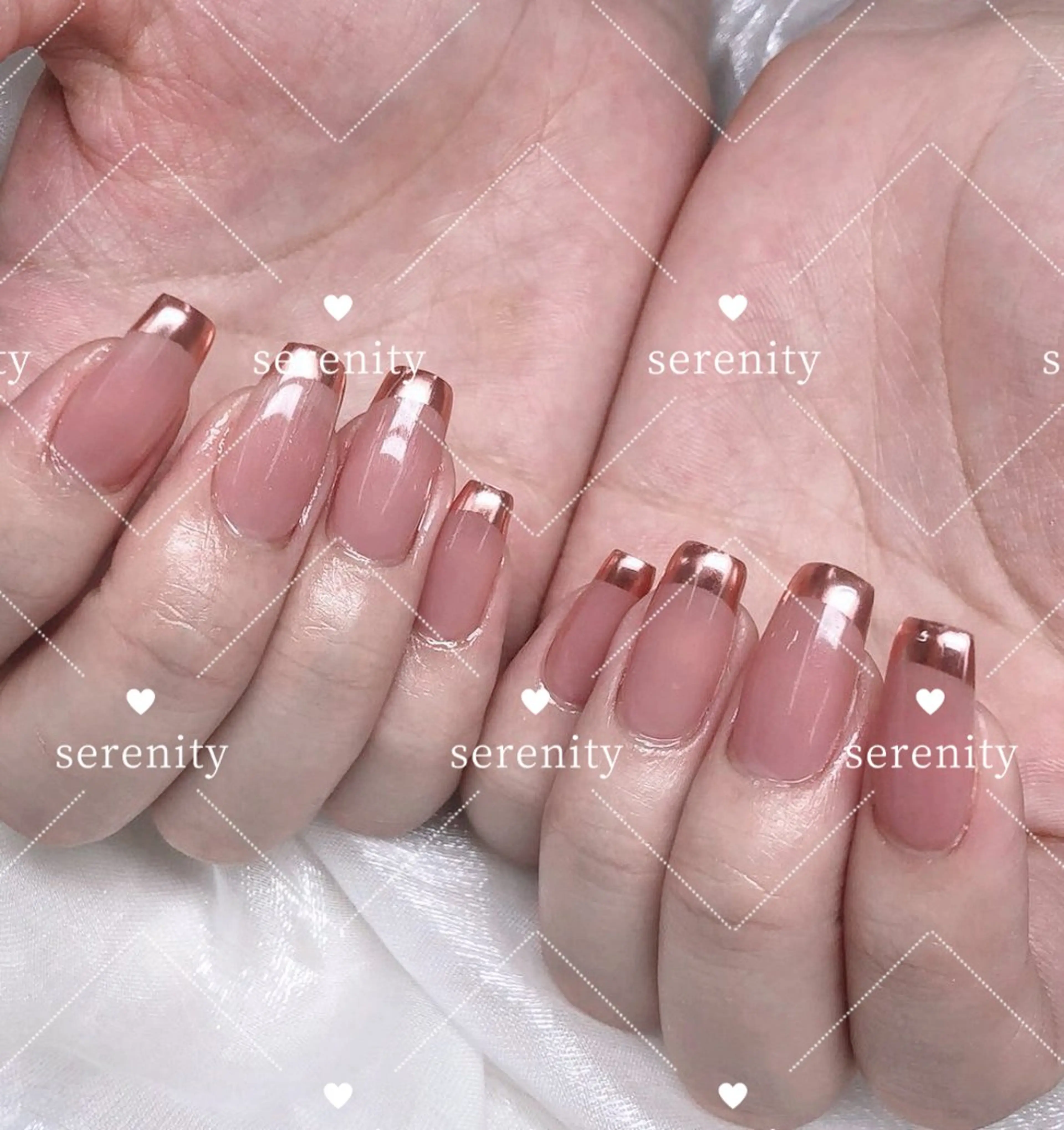 ネイル ハンドネイル ハンドケア ✨Serenity ワンホンネイルのネイルデザイン