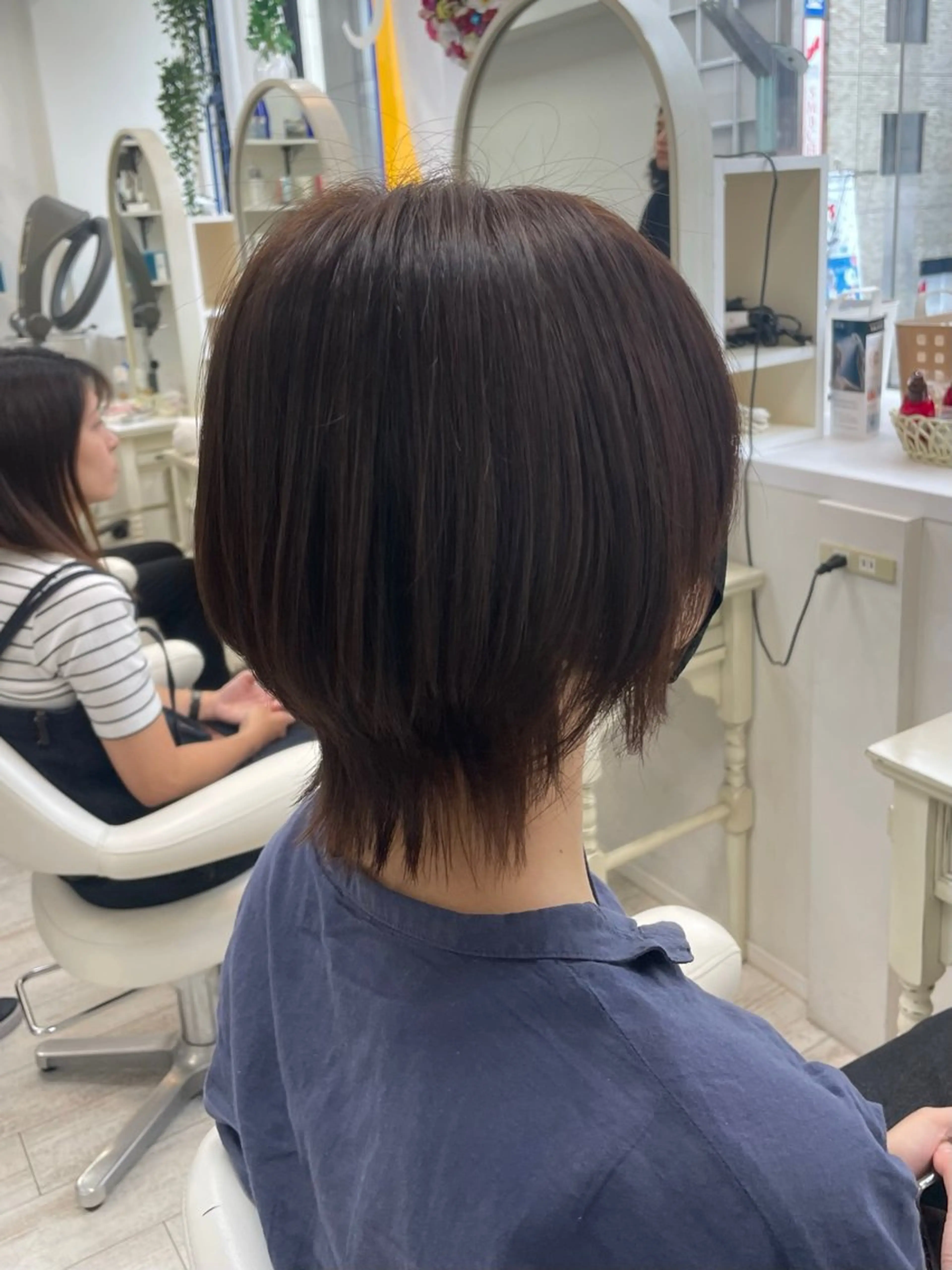 ショート 縮毛矯正 新籾 尚哉のヘアスタイル