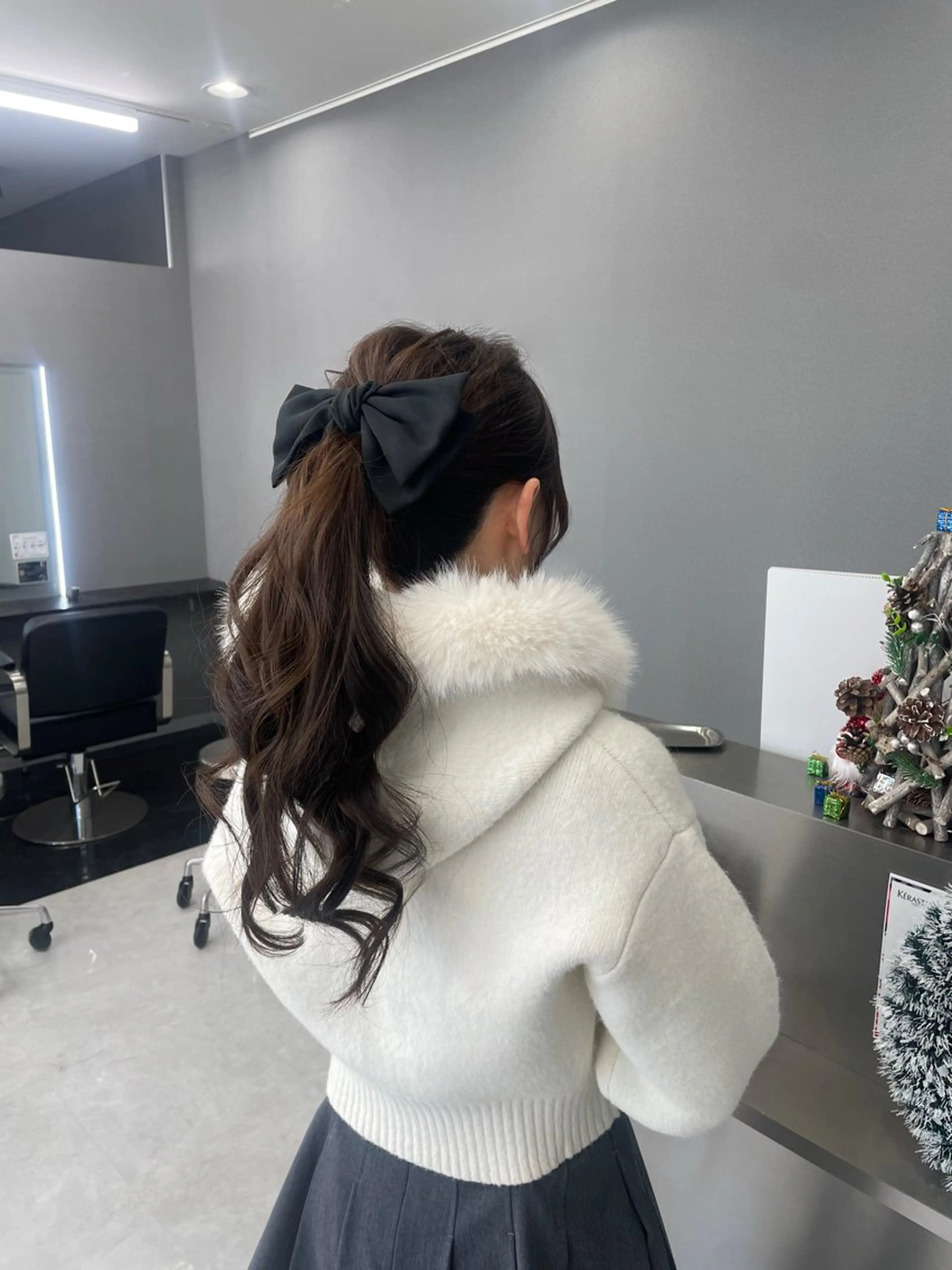 ロング カラー ヘアアレンジ メンズウルフ🐺♡ ピンク♡ヘアメ🎀のヘアスタイル