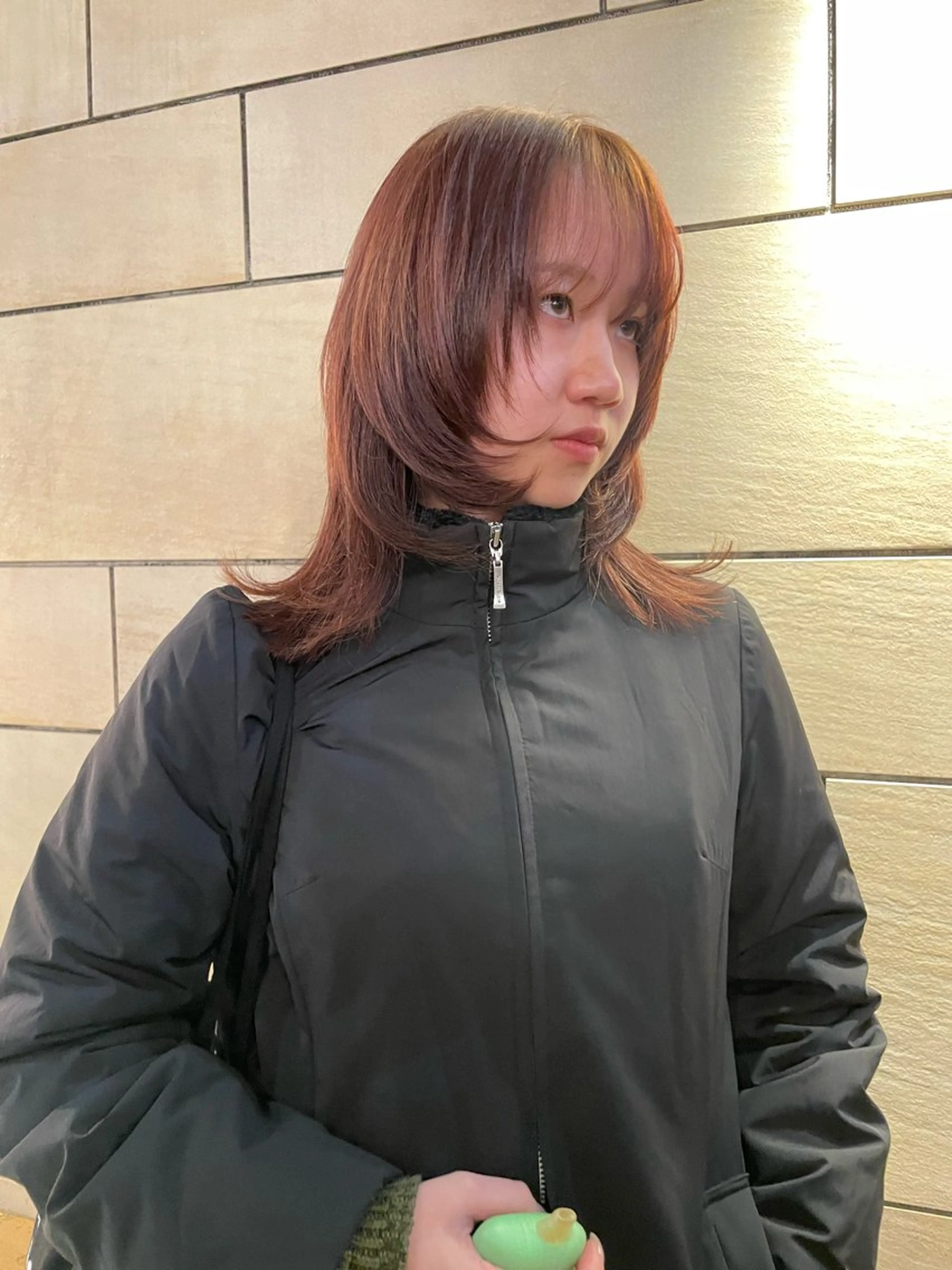 ミディアム 🍁レイヤー.ニュア ンスパーマ.🍁陸来のヘアスタイル
