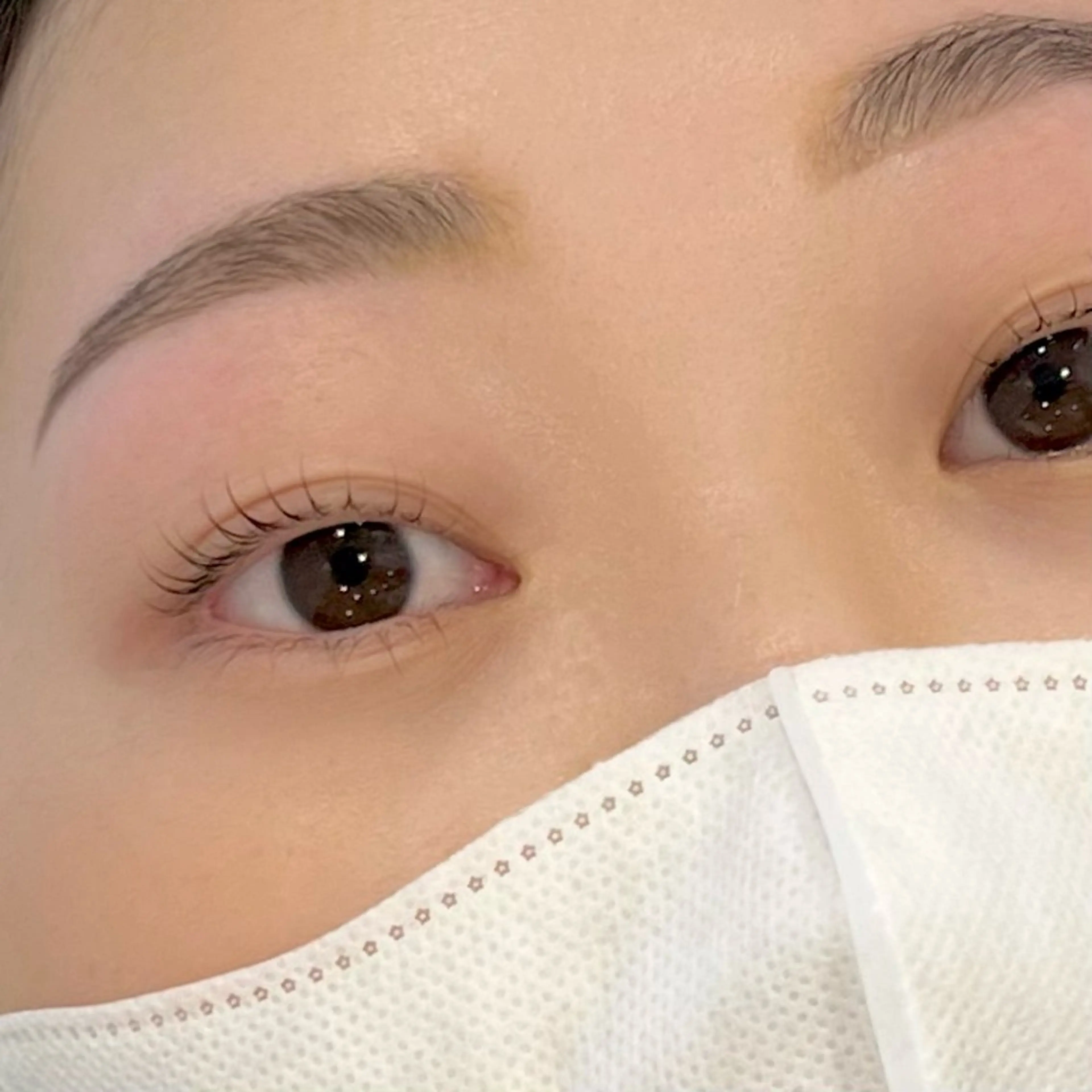 上下まつ毛パーマ➕眉毛WAX脱毛の写真