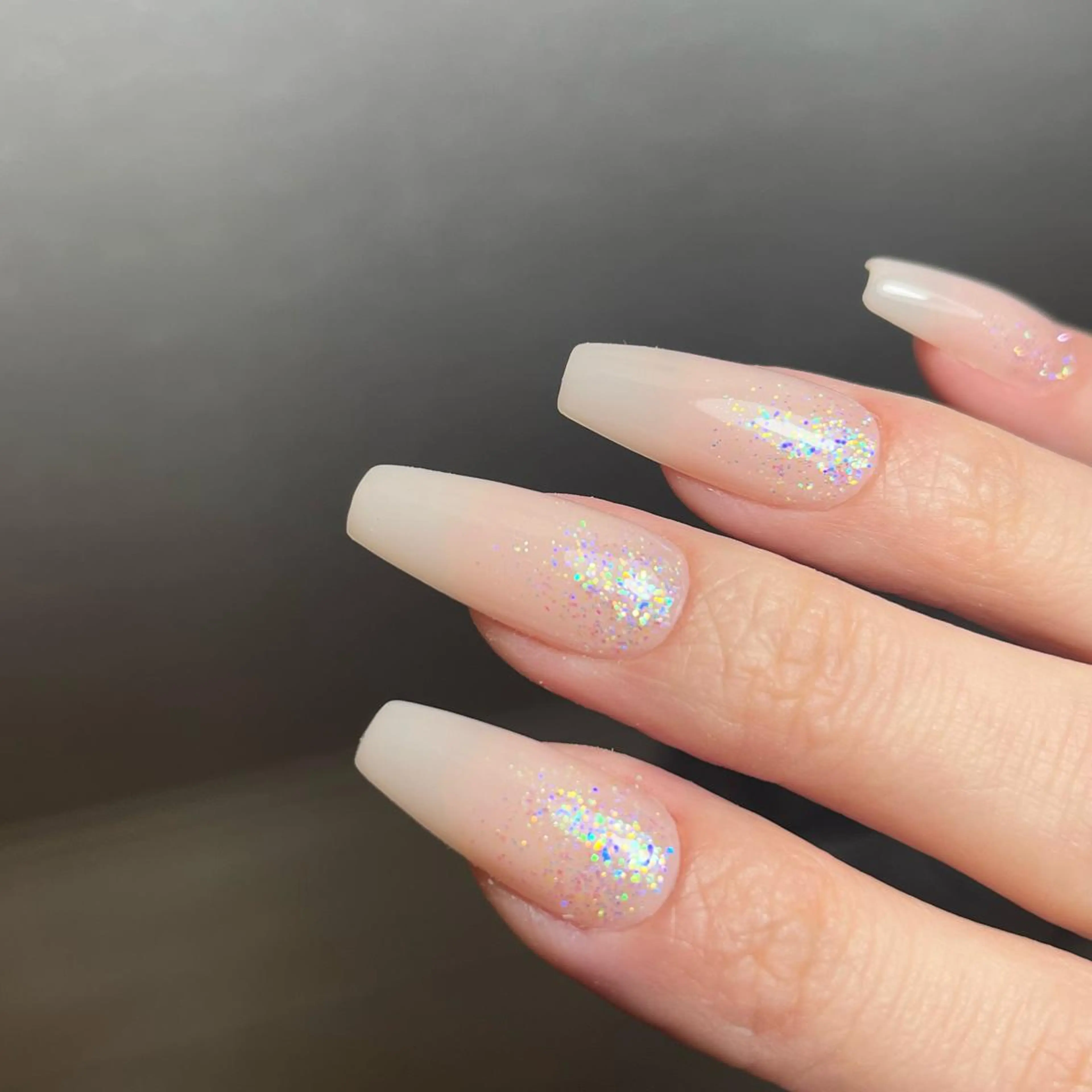 ネイル グラデーション ラメ(グリッター) ラメグラデーション NORA nail UMEDAのネイルデザイン