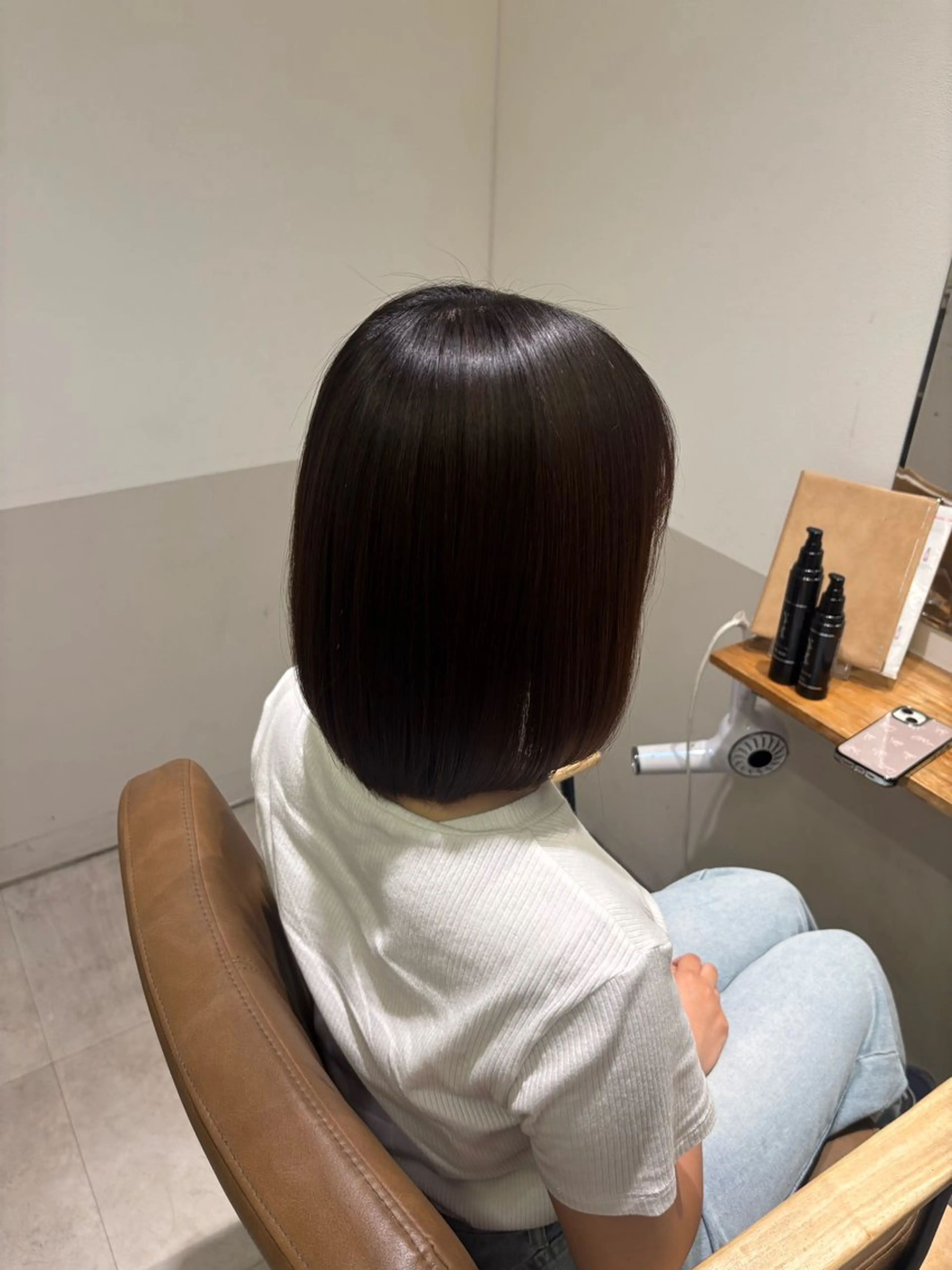 ロング 縮毛矯正 かのん /髪質改善/大阪梅田のヘアスタイル