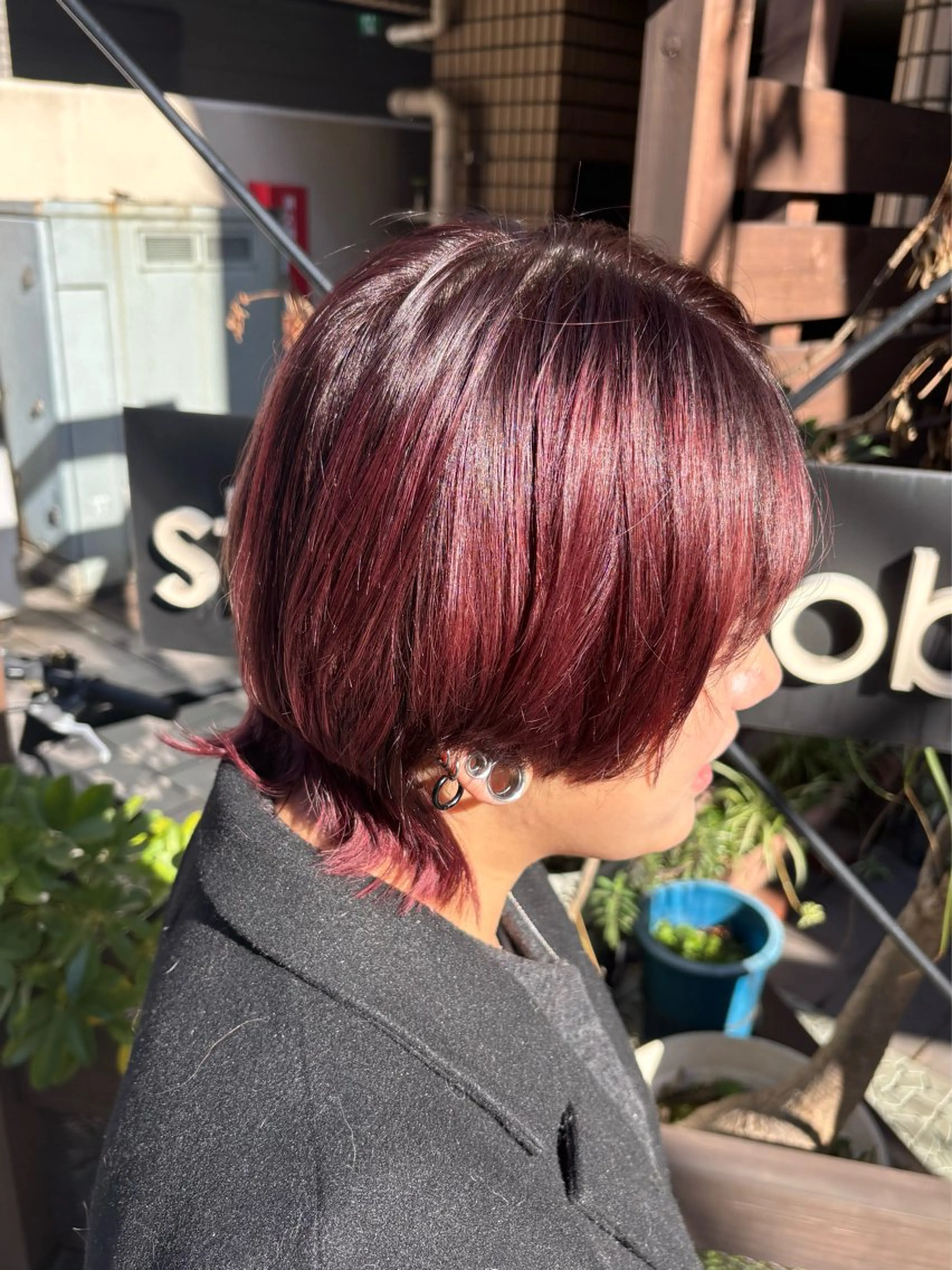 ショート カラー ブリーチ グラデーションカラー トリートメント カット ヘアカラー トリートメント イツキ🌕デザインカ ラー🥨髪質改善🫧のヘアスタイル