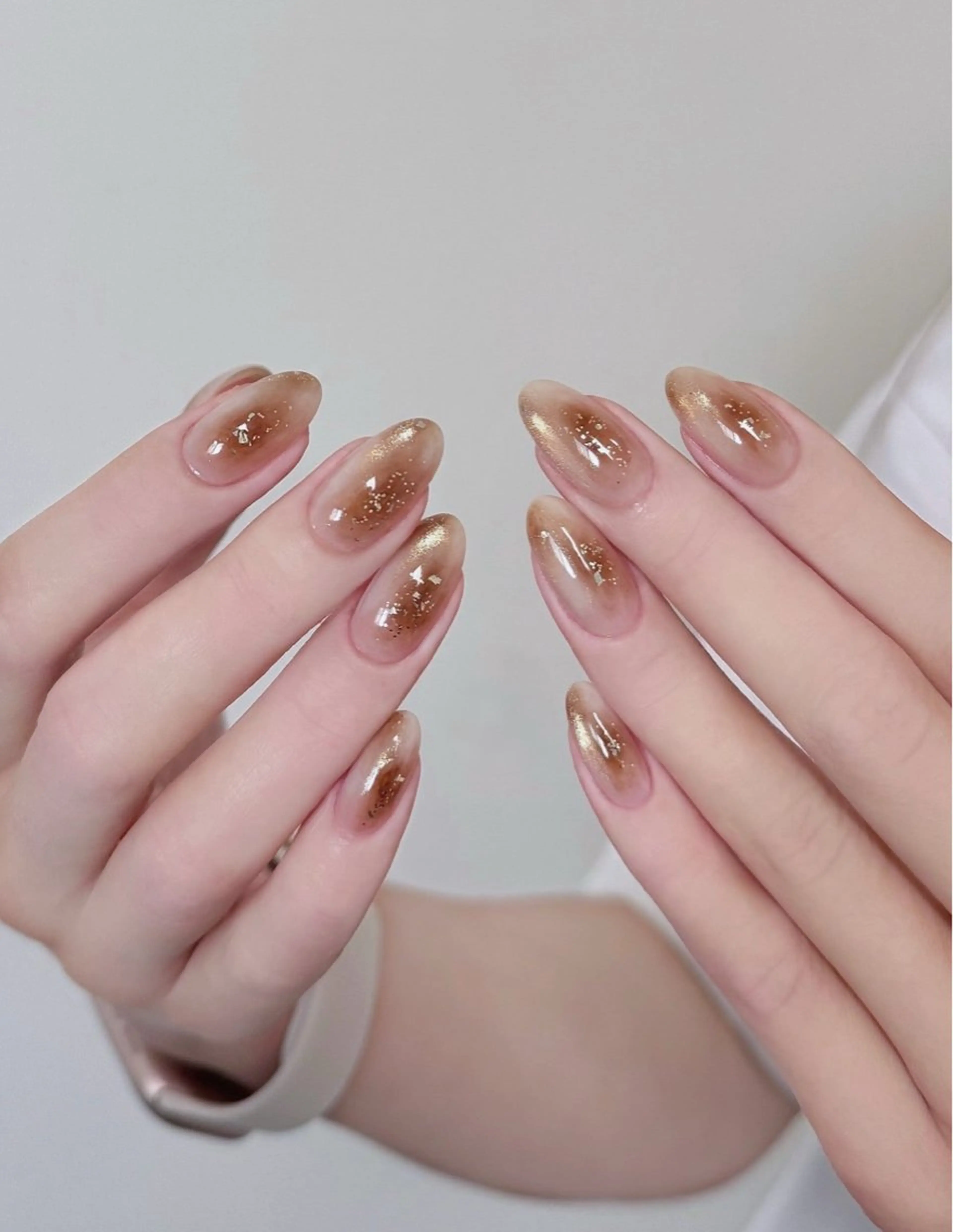 ネイル オーロラネイル べっ甲ネイル ブルー チークネイル フットネイル ハンドネイル ハンドケア For you. Nail Salonのネイルデザイン