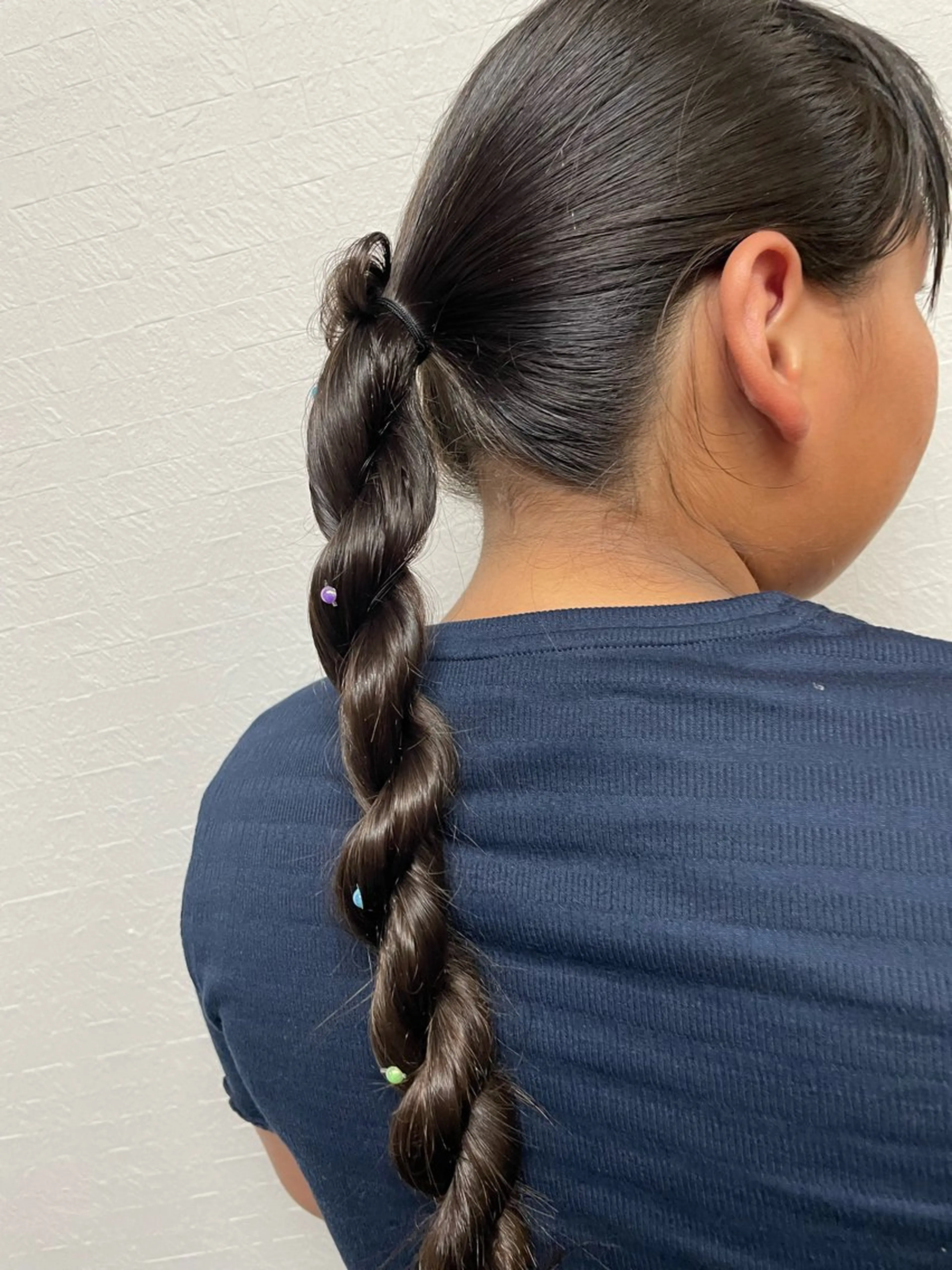 セミロング ヘアアレンジ katae sayoriのヘアスタイル