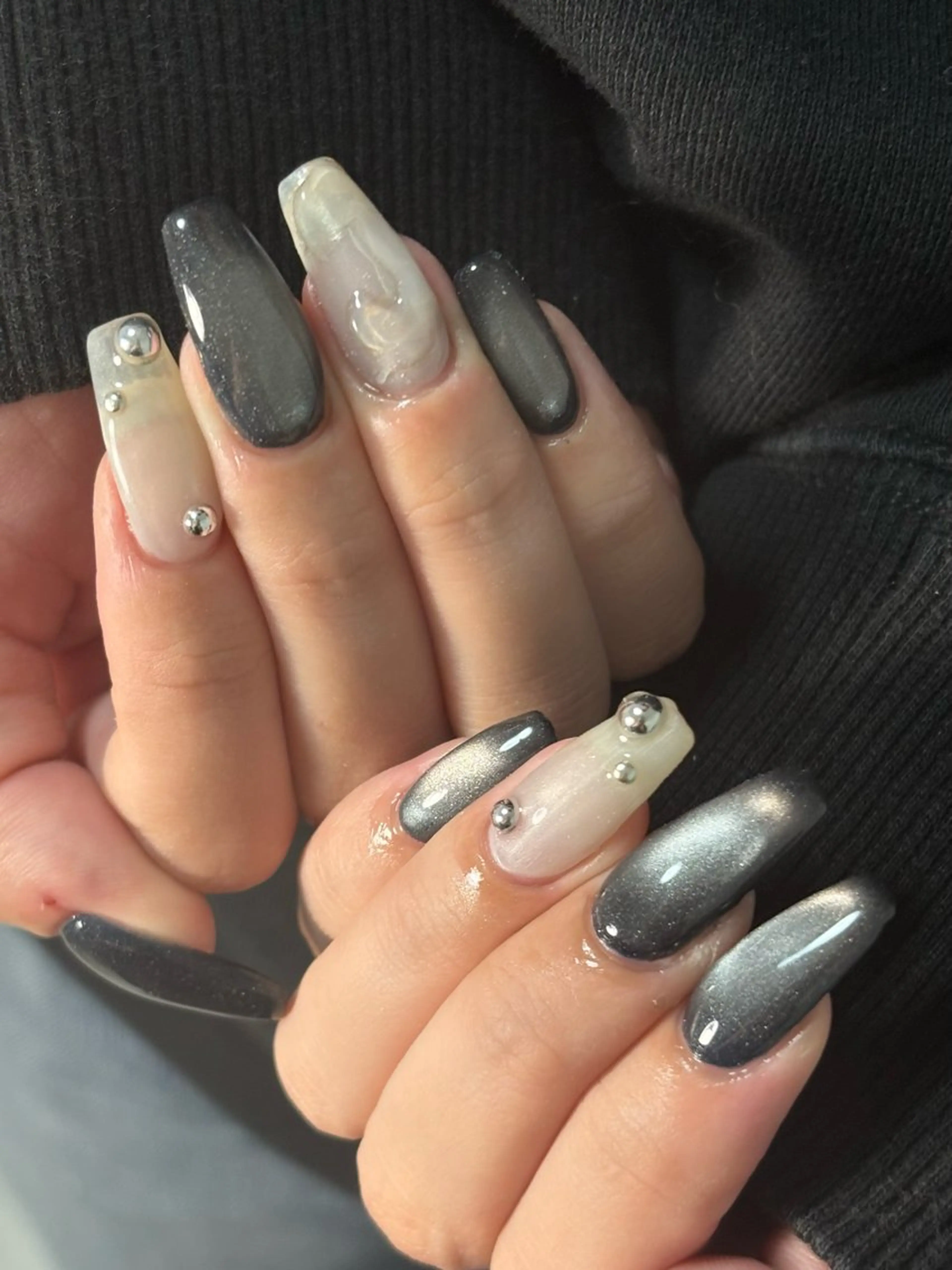 ネイル ハンドネイル Li'a Bloom所属・🦋🤍 madoka🤍のネイルデザイン