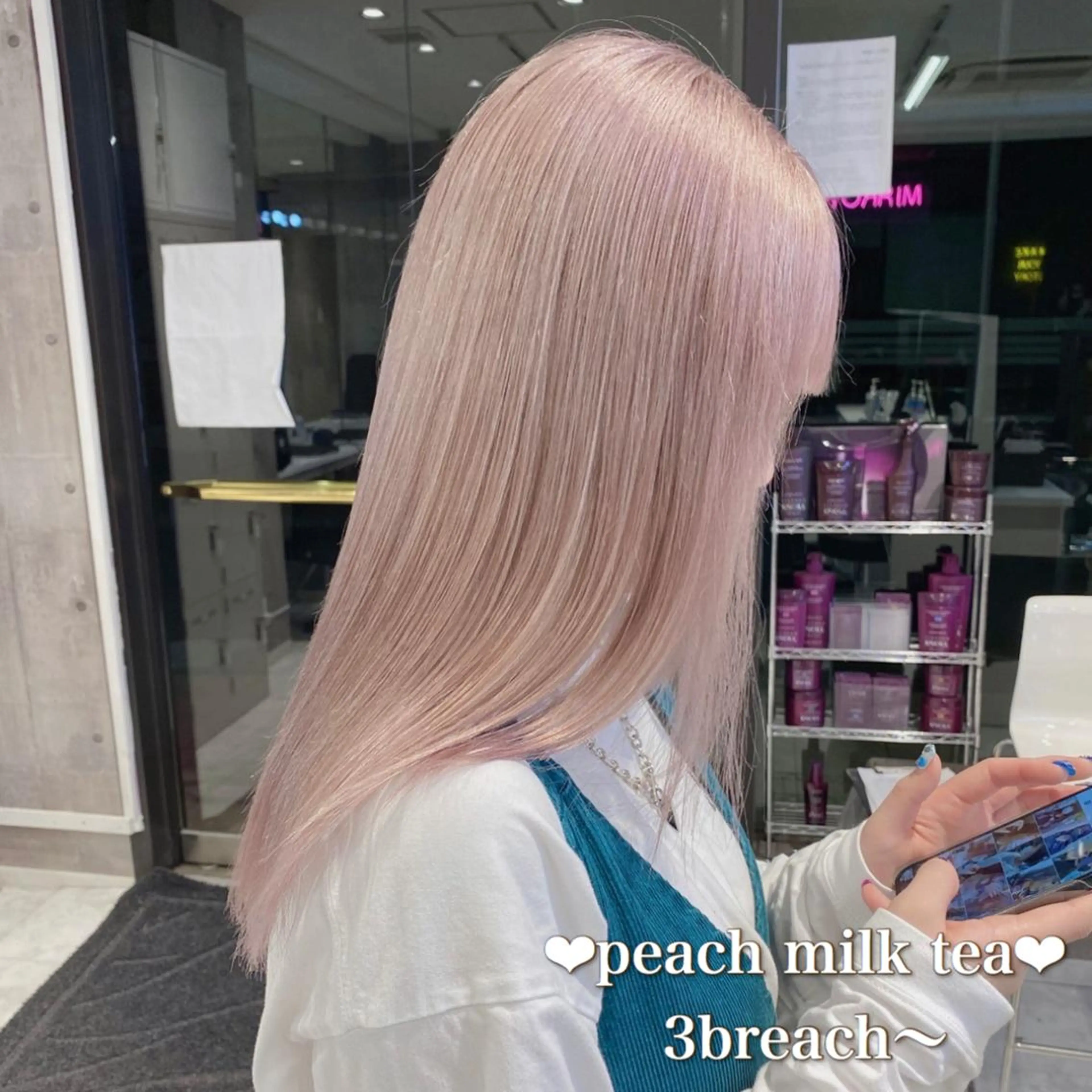 セミロング カラー ヘアアレンジ メンズ キッズ ヘアカラー トリートメント ヘアセット お悩み解決美容師 💐AMIのヘアスタイル