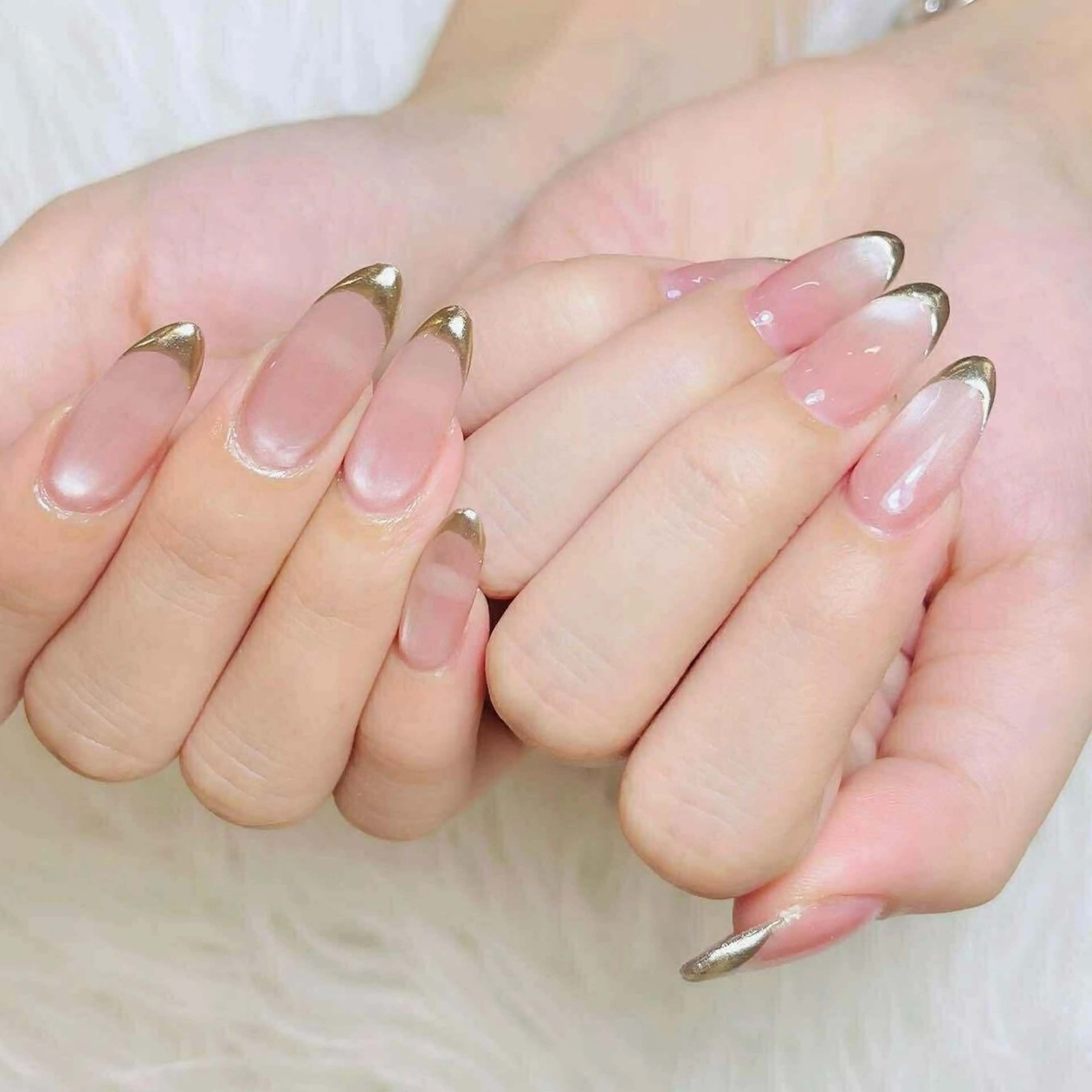 ネイル オーロラネイル チークネイル フットネイル フレンチネイル 韓国ネイル ハンドネイル Lumi Nailのネイルデザイン