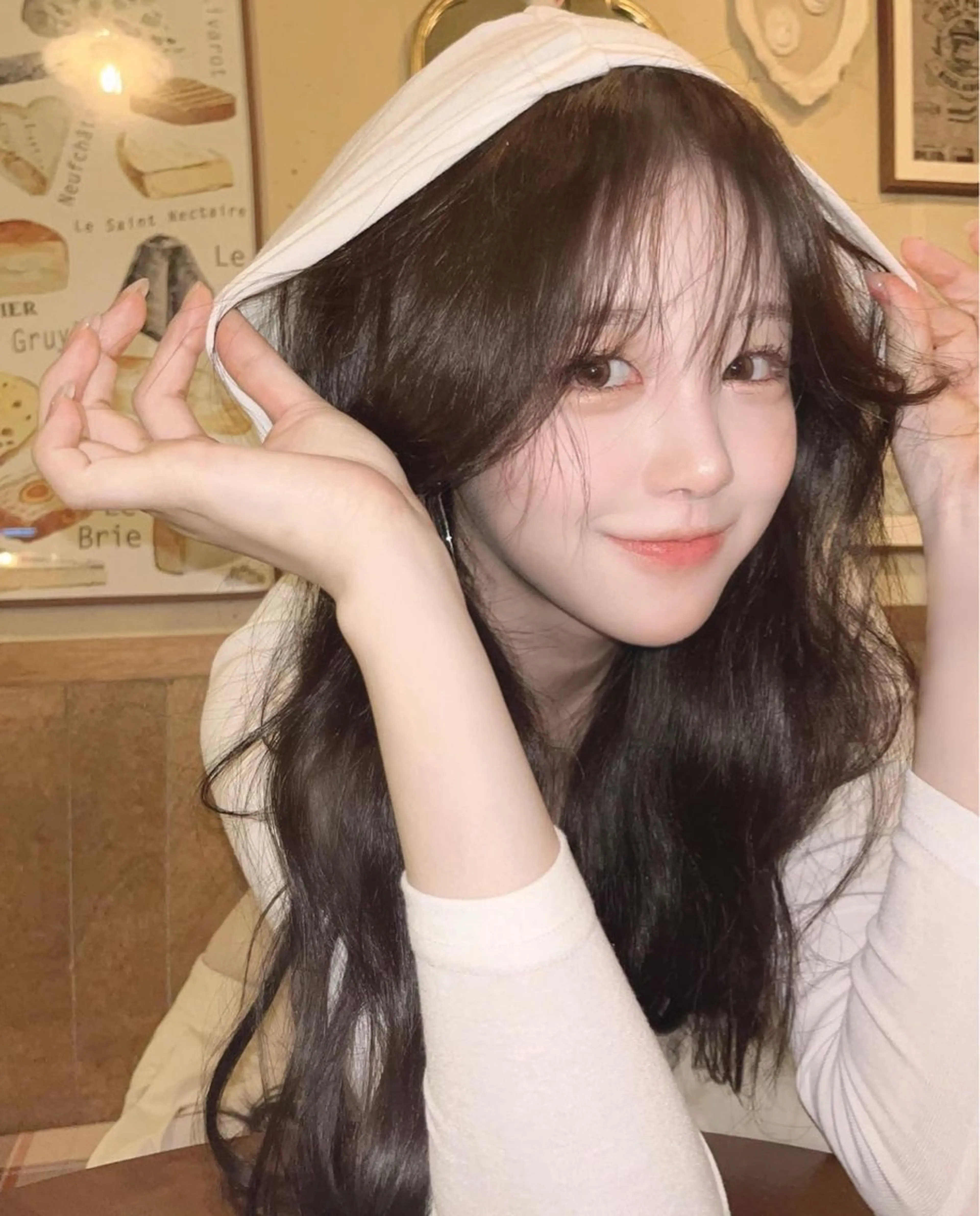 ロング カラー パーマ ヘアアレンジ メンズ キッズ カット ヘアカラー トリートメント ヘッドスパ ヘアセット 上品＆韓国風 🥀海心🥀のヘアスタイル