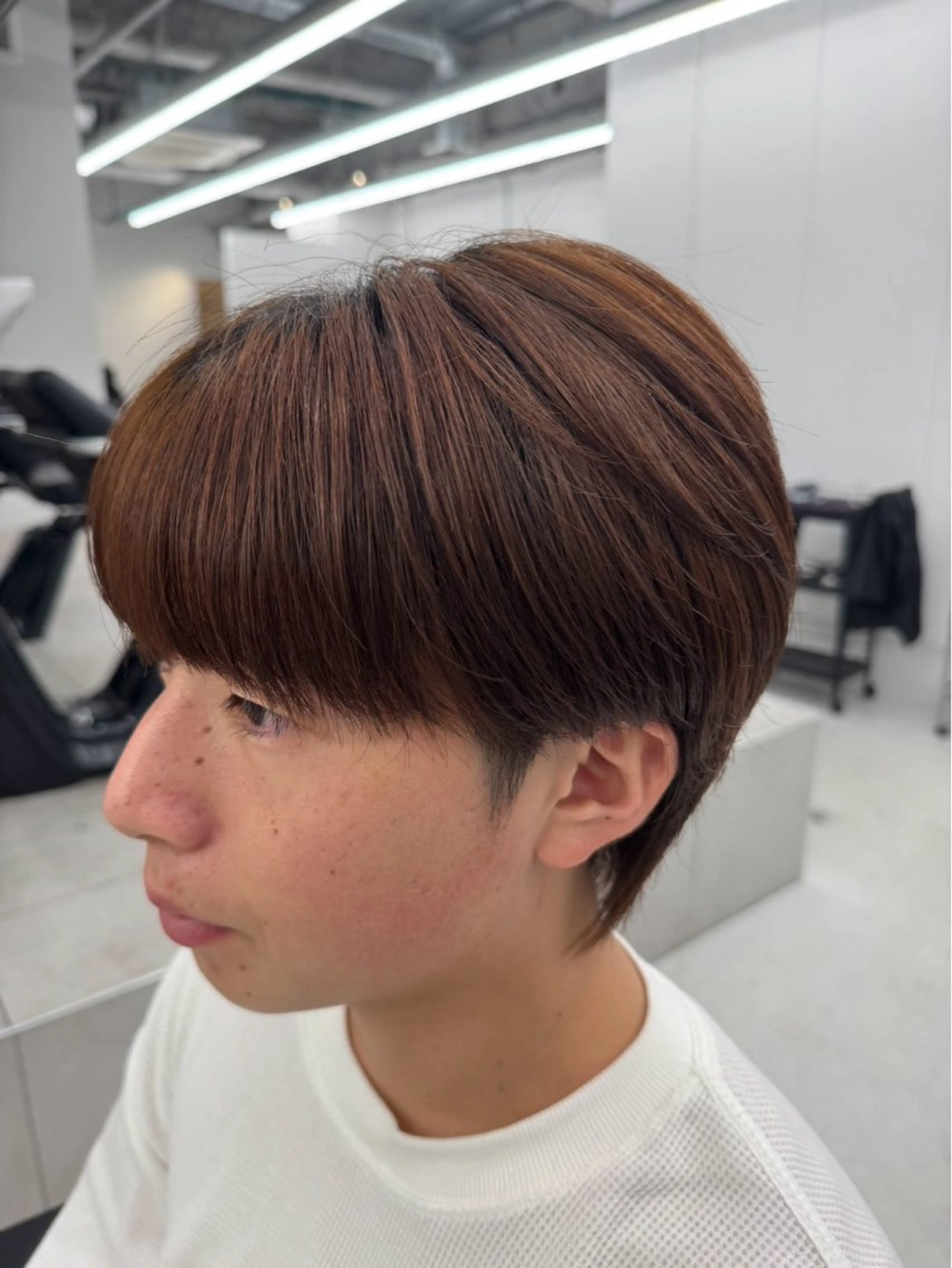 メンズ✨️艶髪カラーケア（カット➕シングルカラー➕髪質改善トリートメント）⭐️の写真