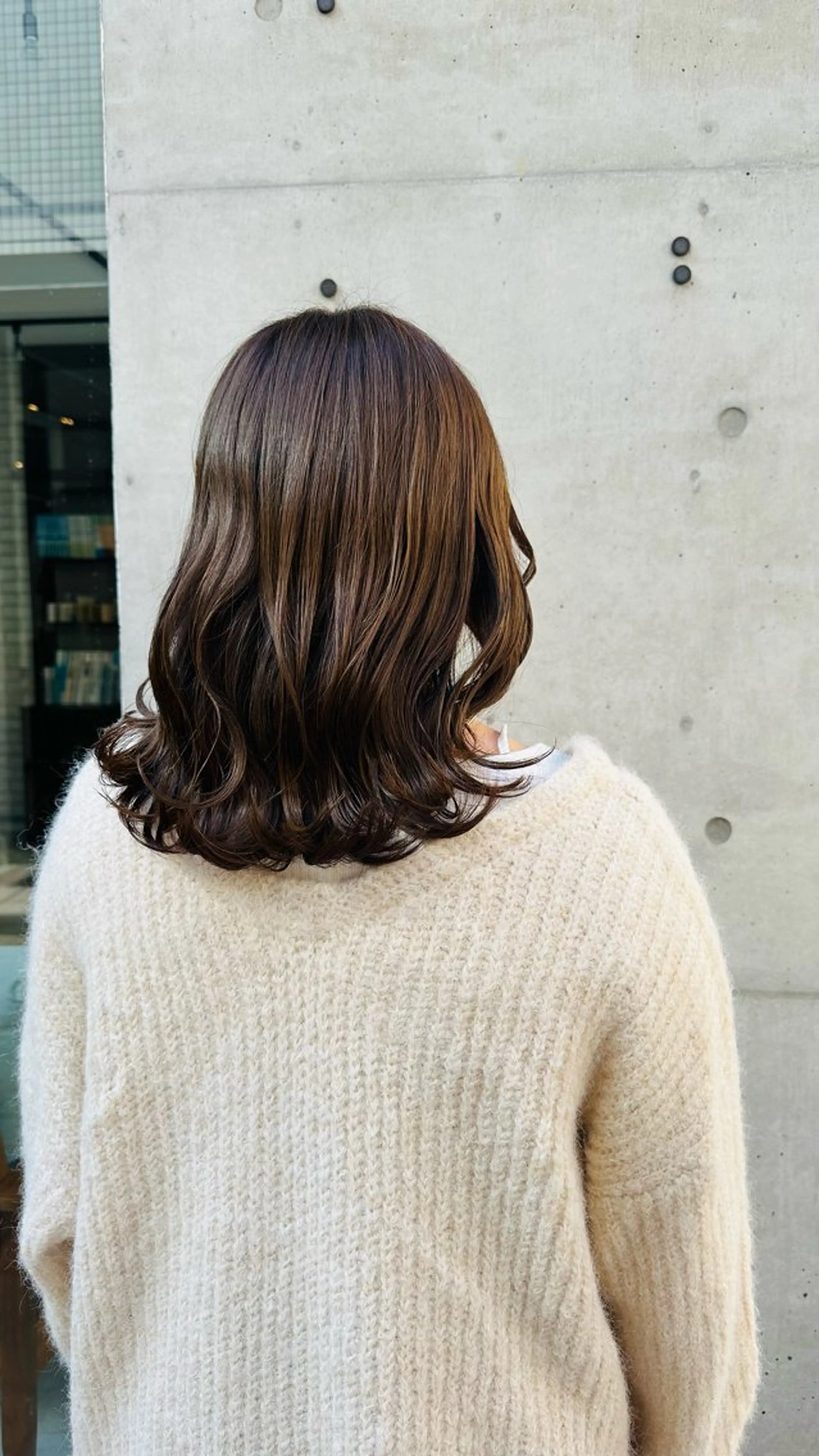 セミロング カラー カット ヘアカラー トリートメント ニュアンスカラー／ メンズ🌙久住綾香のヘアスタイル