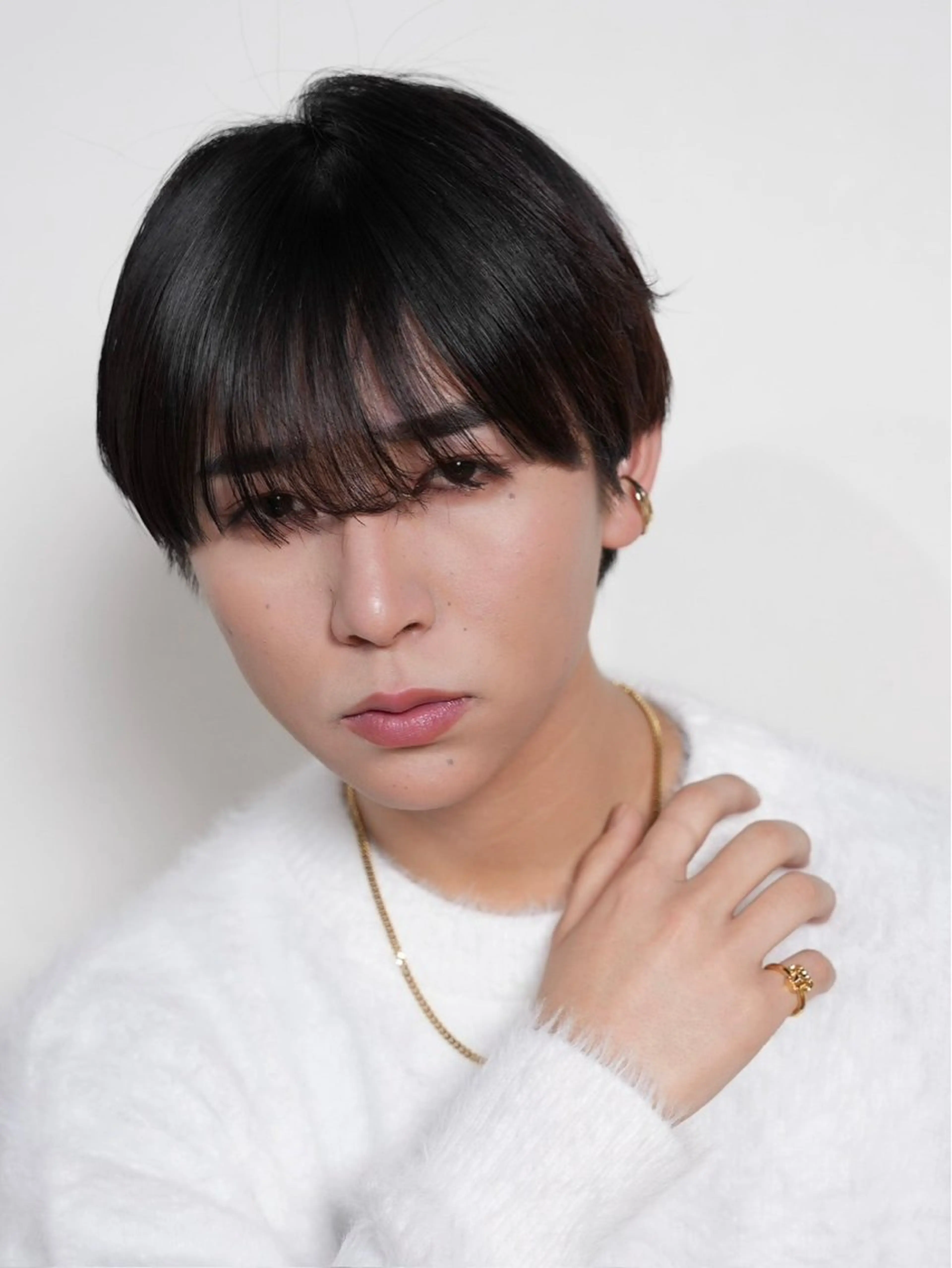 ショート メンズ マッシュ シースルーマッシュ 無造作パーマ＆メッシ ュ🔥SHOTAのヘアスタイル