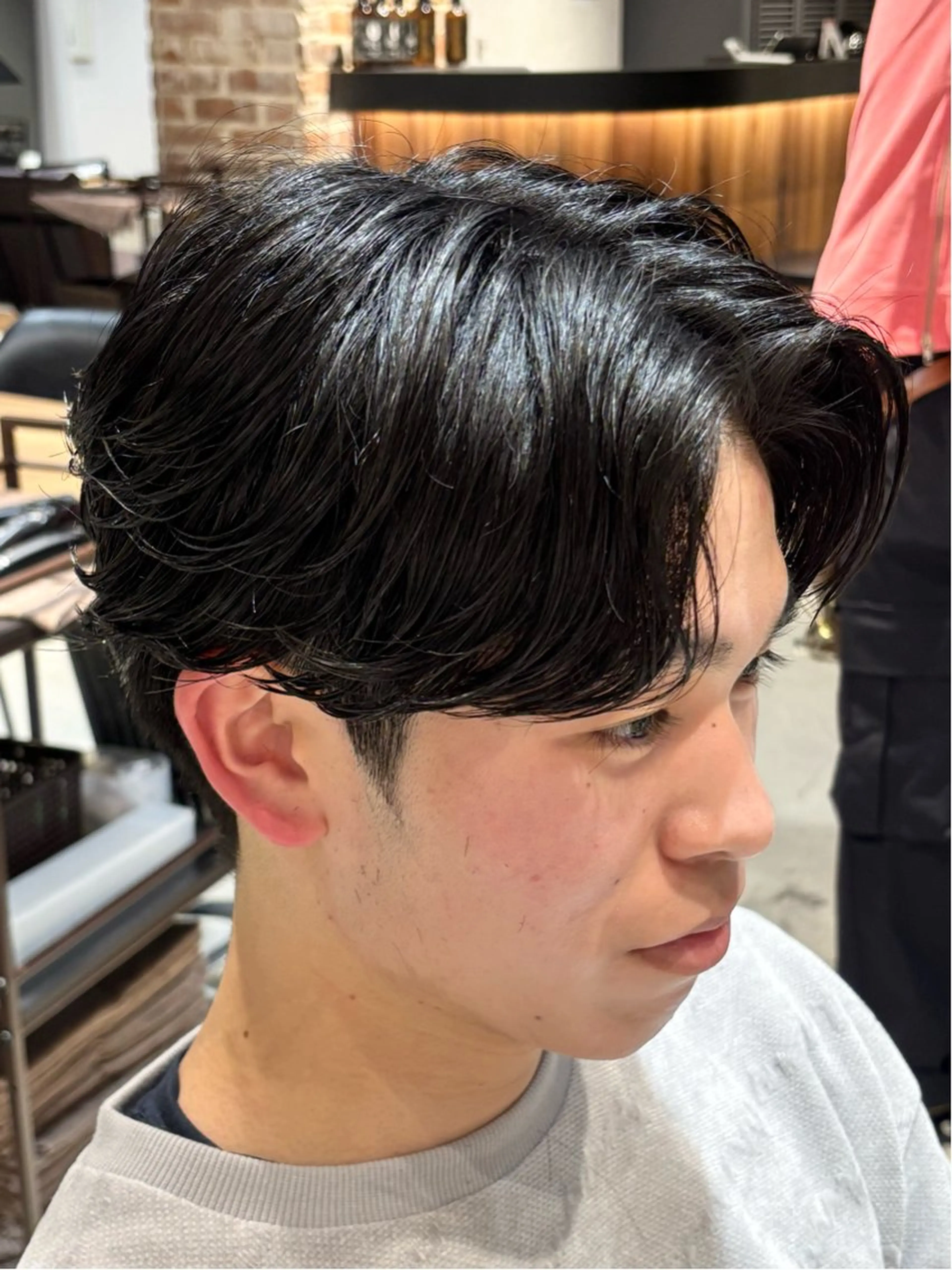 ショート パーマ メンズ メンズパーマ ニュアンスパーマ カット パーマ トリートメント パーマ職人DAIKI ツイスパ/波巻きのヘアスタイル