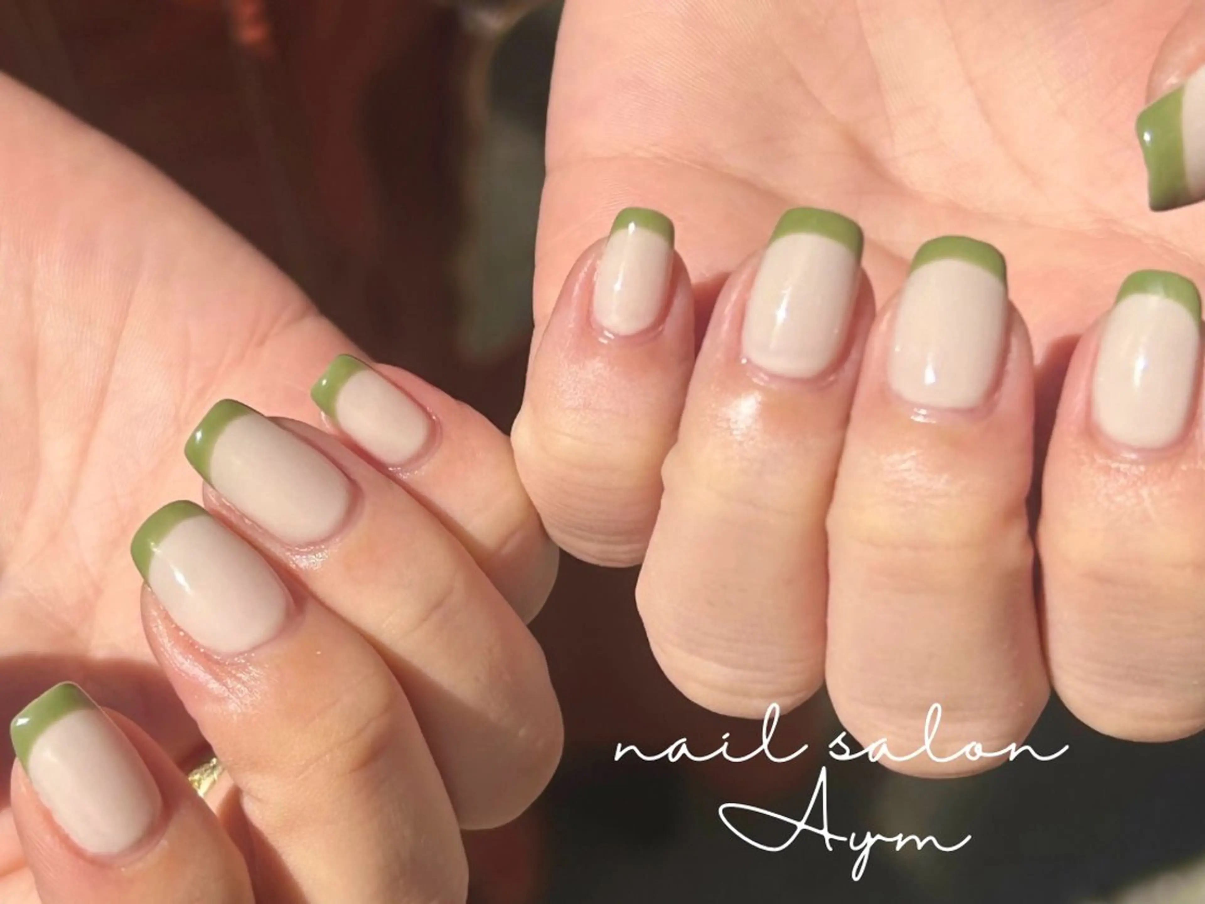 ネイル フレンチネイル ハンドネイル nail salon  Aym所属・nail salon Aymのネイルデザイン
