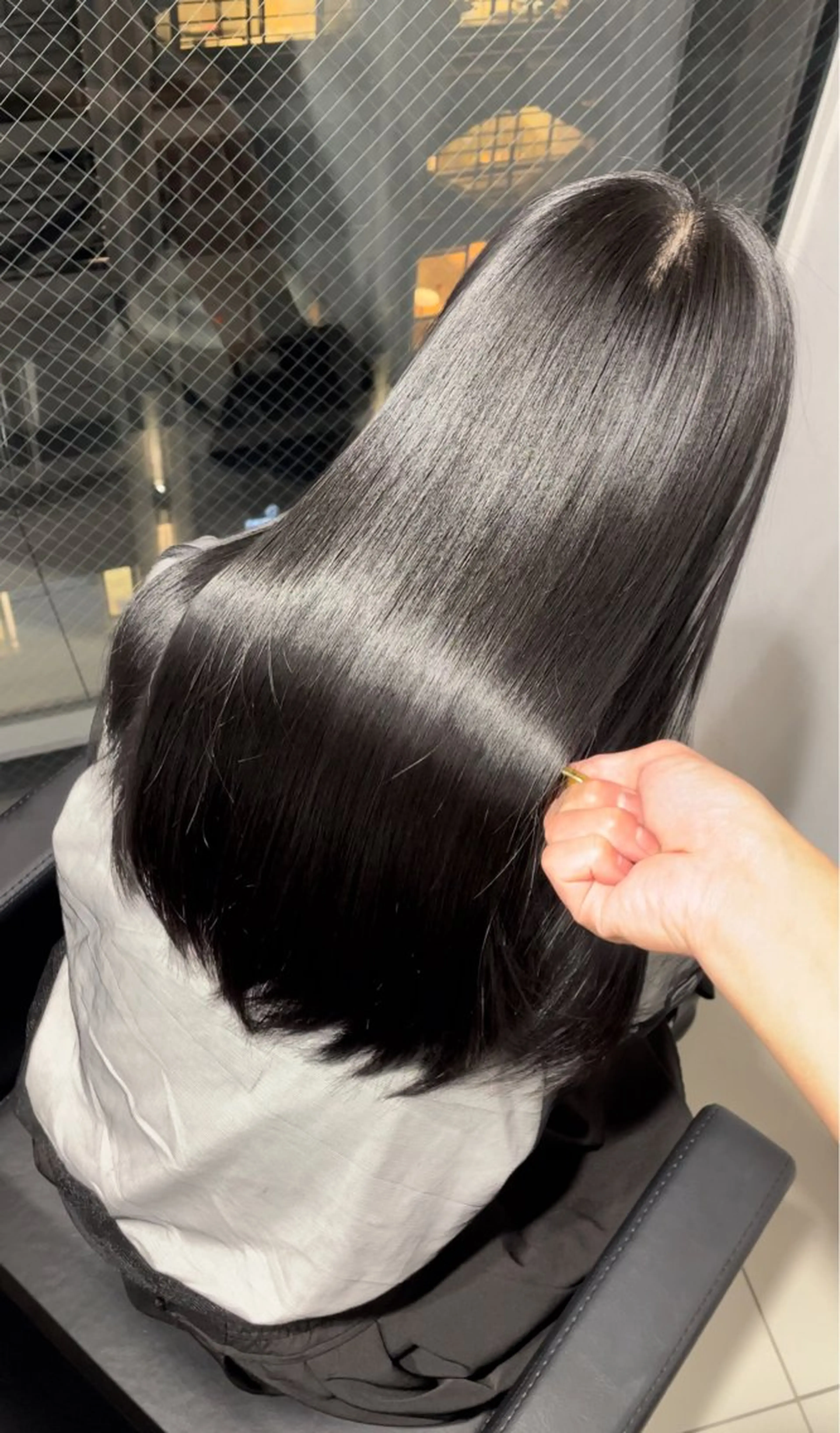 ロング カット 縮毛矯正 トリートメント ヘッドスパ ✨髪質改善✨美髪 矯正🫧小泉のヘアスタイル