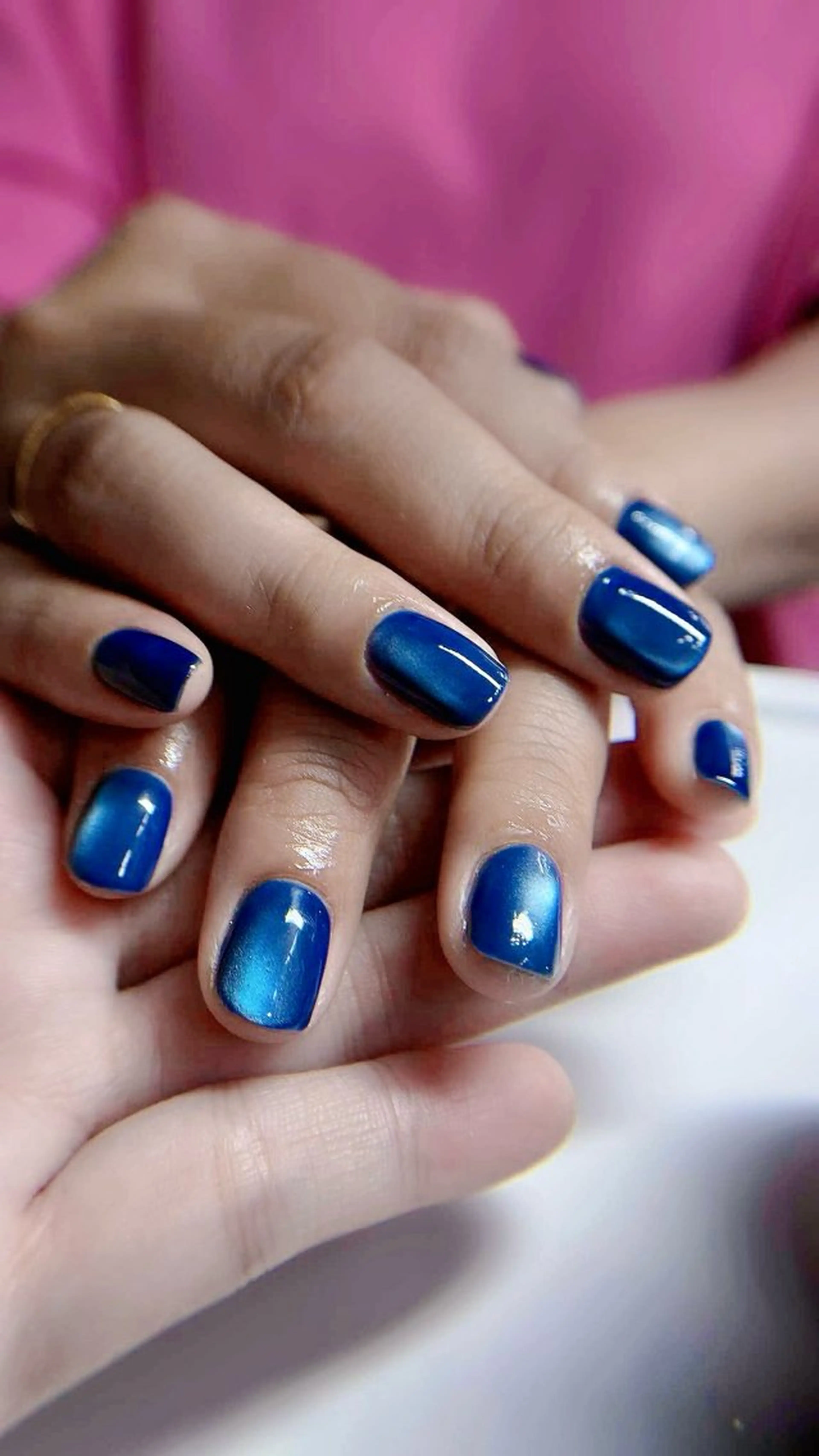 ネイル マグネットネイル マグネットワンカラー ワンカラーネイル プリンセスハウス所属・プリンセスハウス 自宅サロンのネイルデザイン