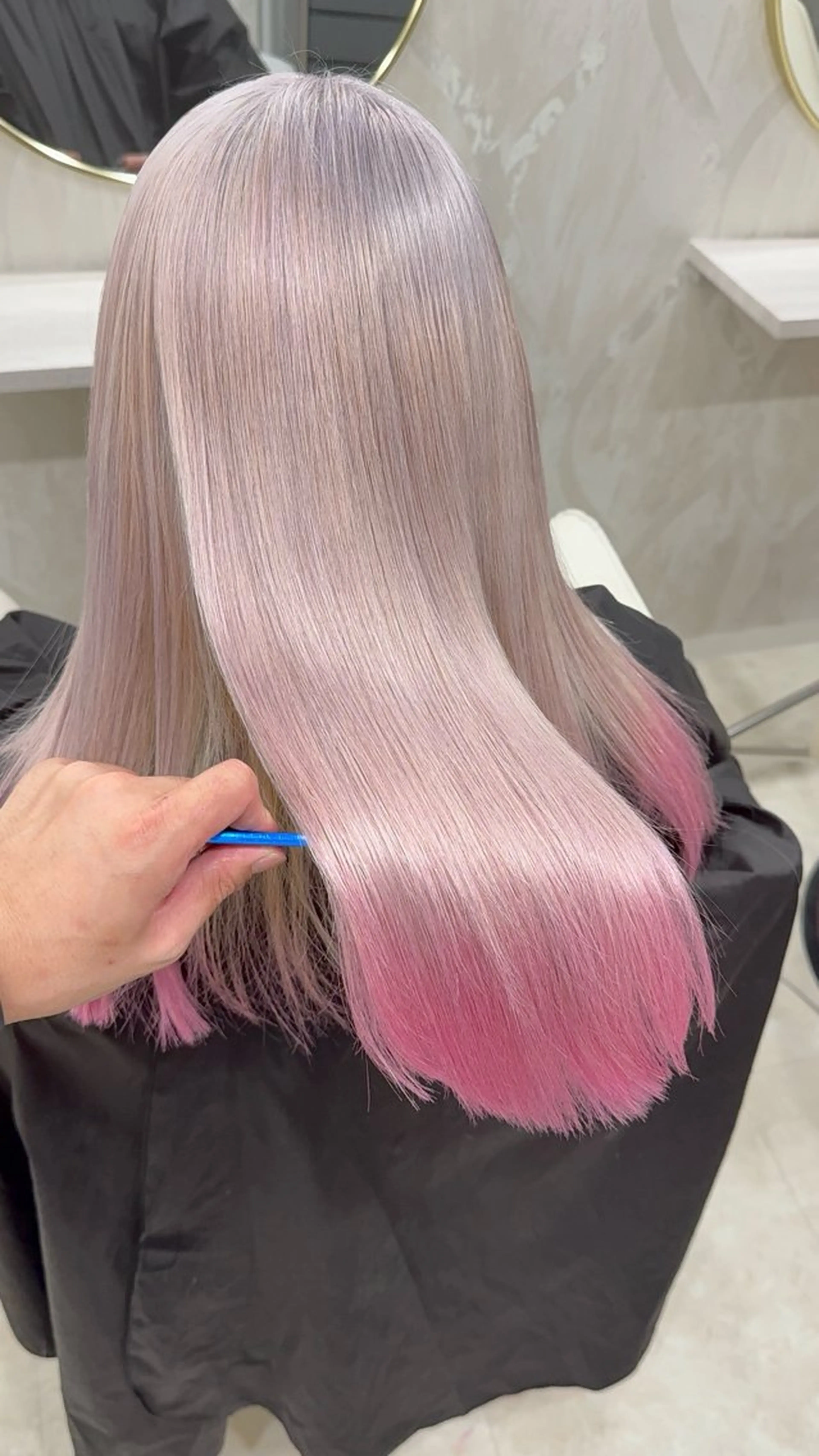 ロング カット ヘアカラー トリートメント ブリーチ指名🥇/ ボブ/HISAKIのヘアスタイル