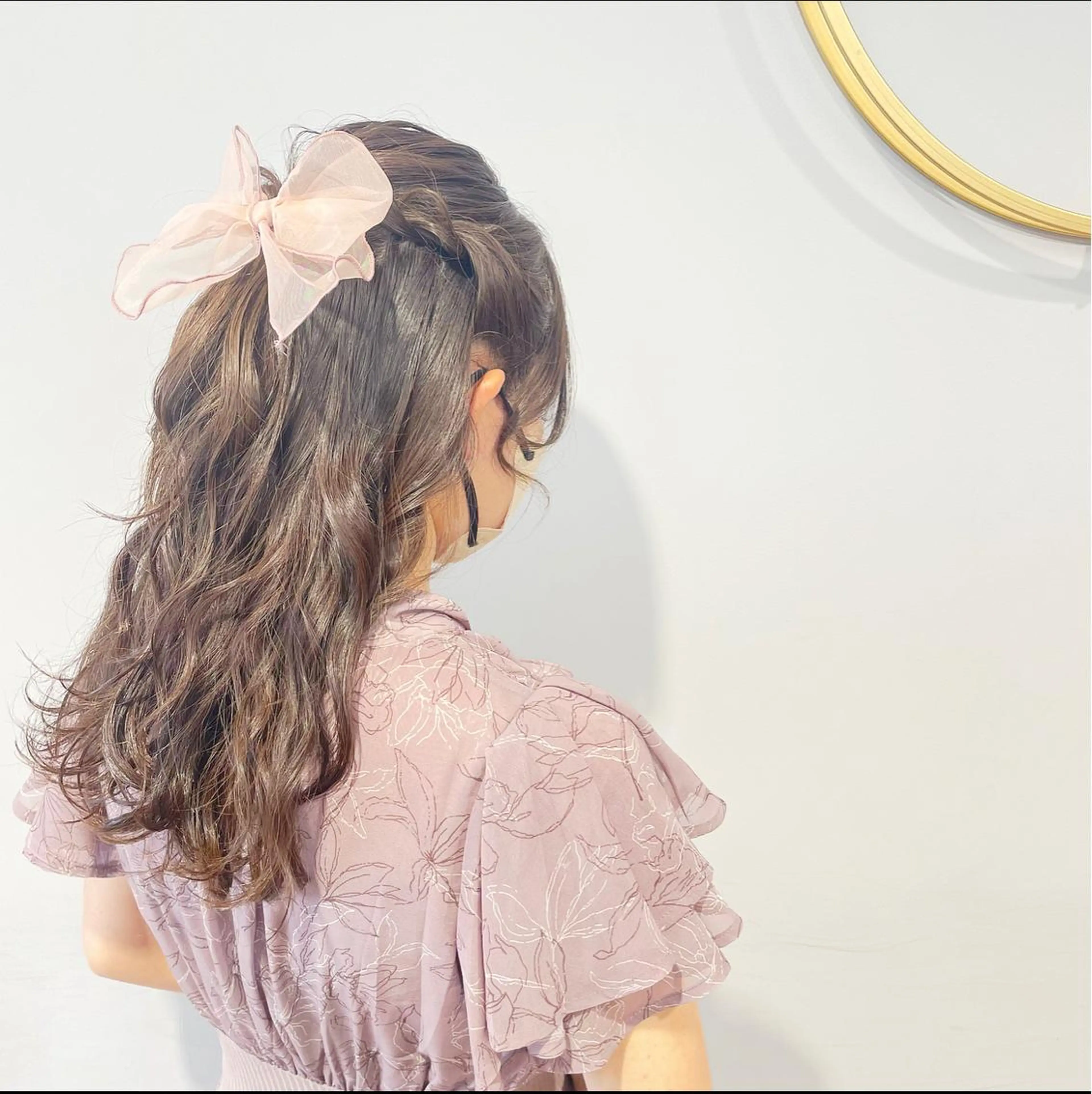 セミロング ヘアセット 渡辺 みずきのネイルデザイン