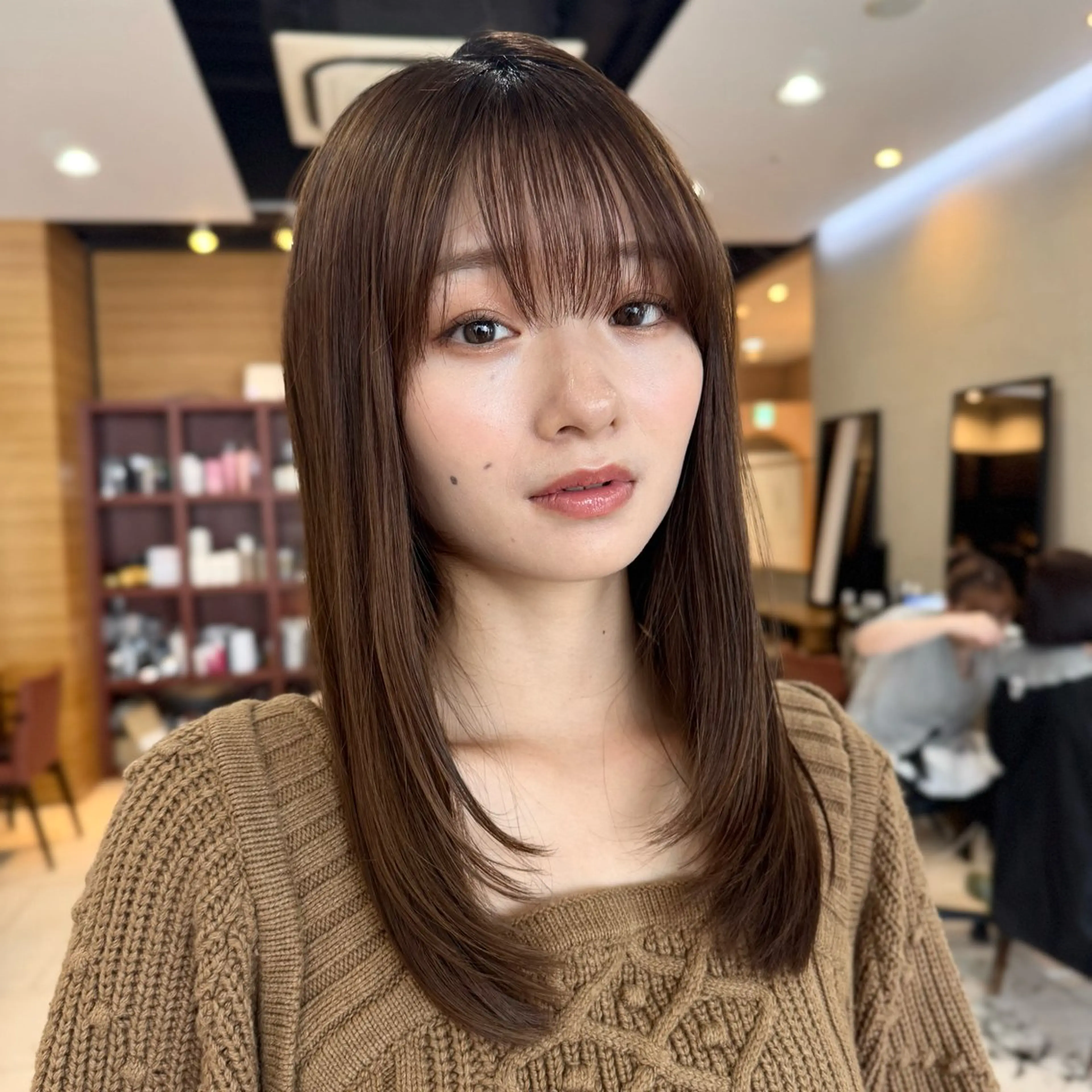 ミディアム カラー カット ヘアカラー トリートメント 🌈透明感カラー/レ イヤー/Nana🌈のヘアスタイル