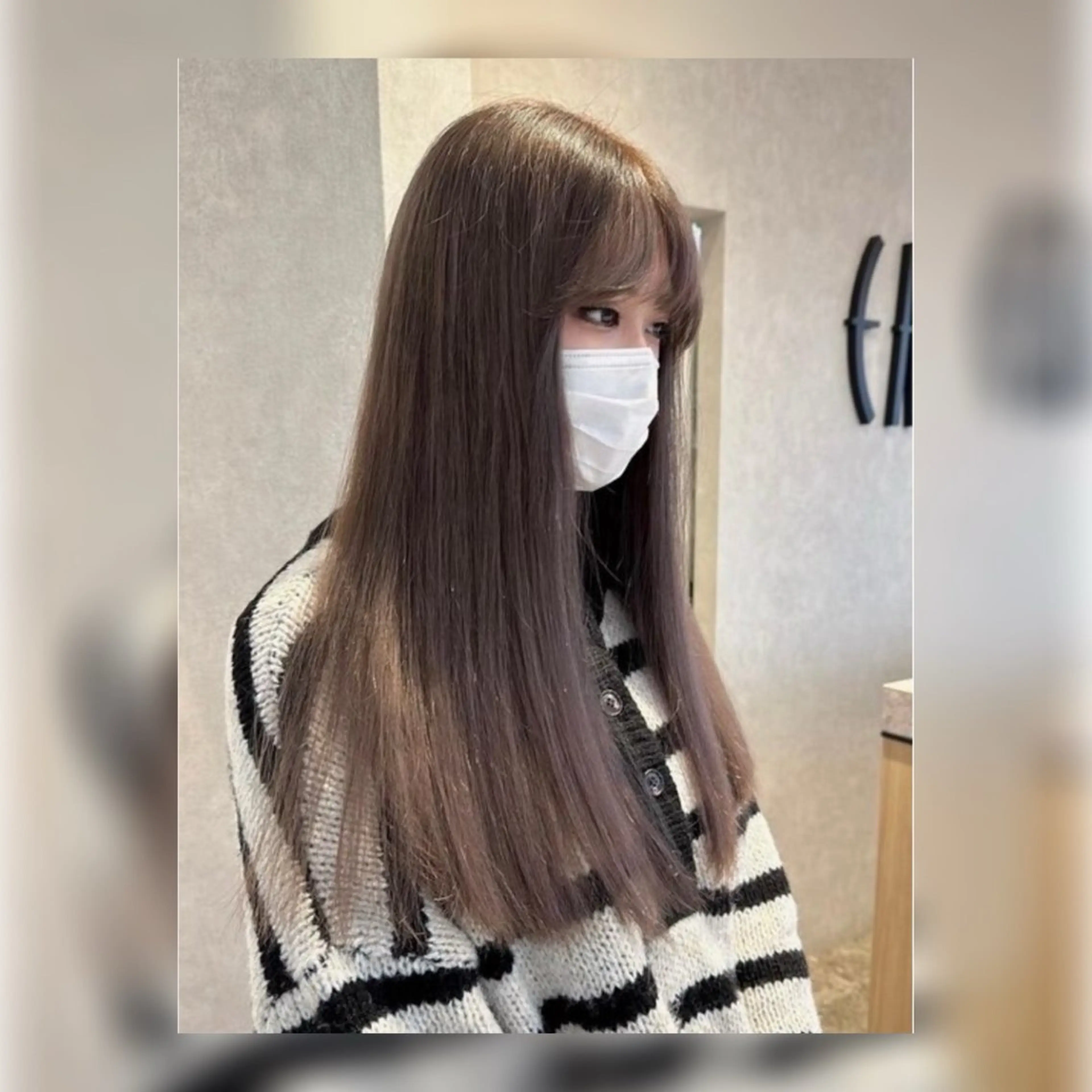 ロング 縮毛矯正 松永 らりっさのヘアスタイル