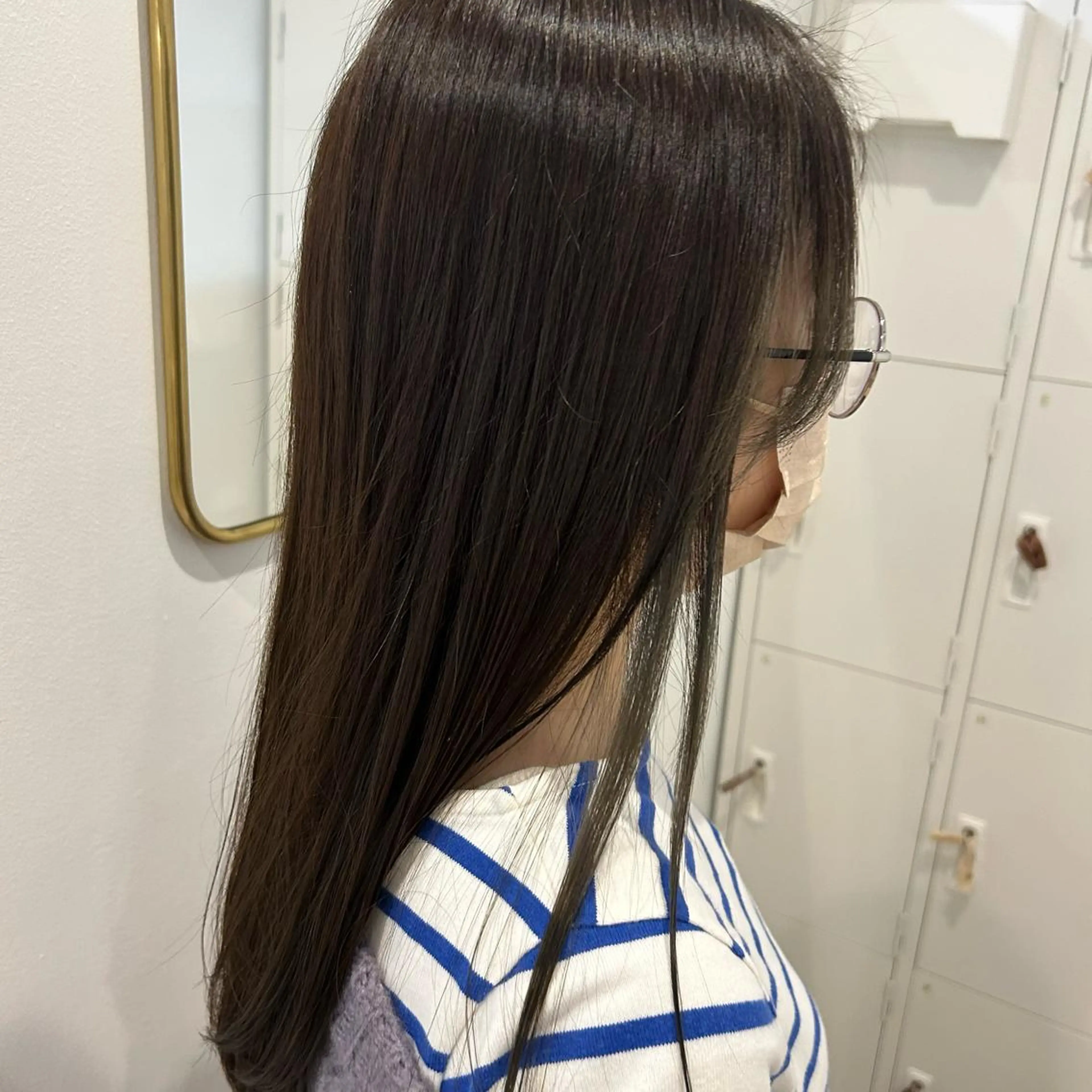 カラー ブラウンカラー オリーブブラウン オリーブ/ ナカミネアキナのヘアスタイル