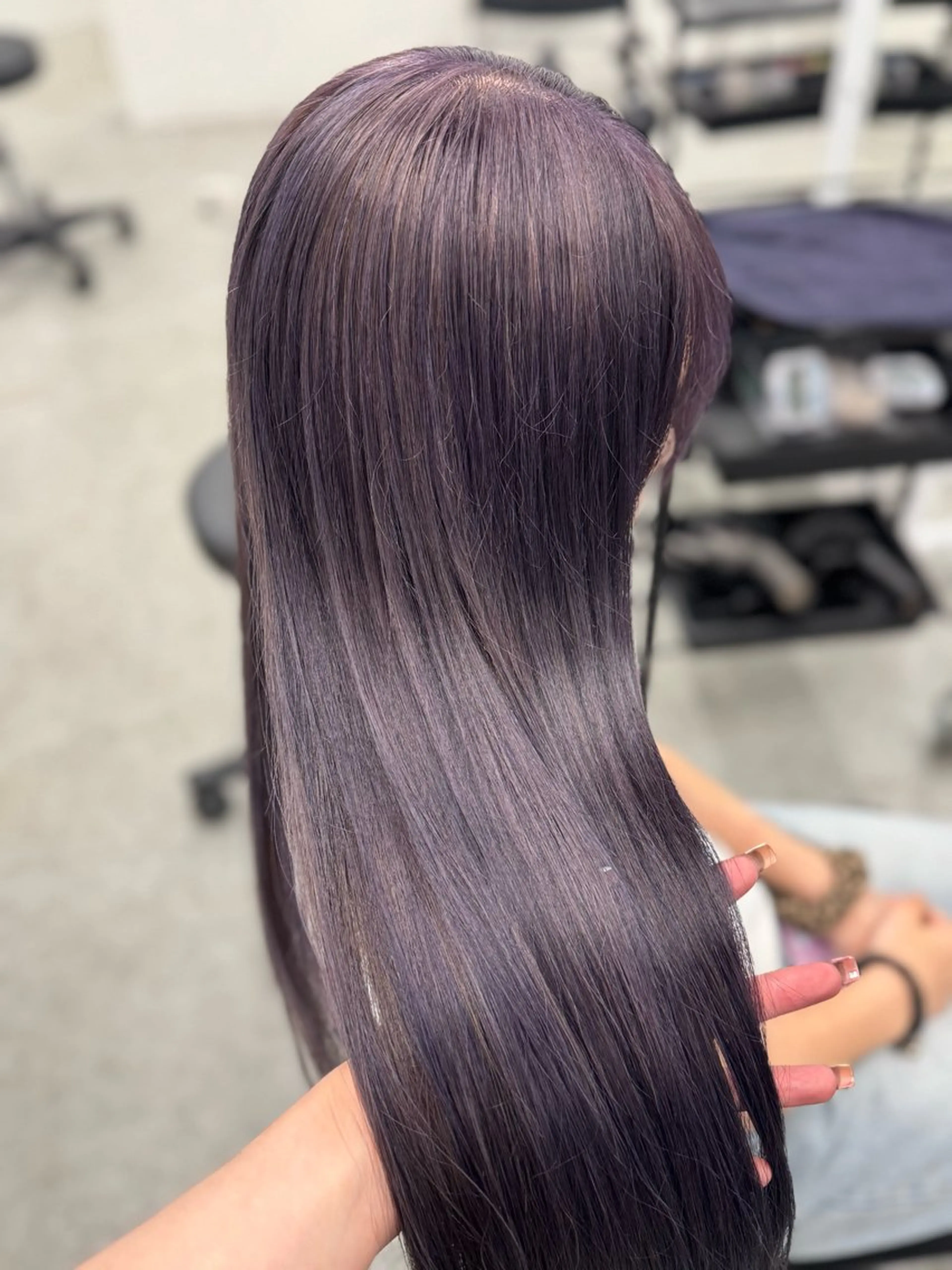 カラー 髪質改善 ヘアカラー 韓国上品ヘア🤍 ARISA🤍のヘアスタイル