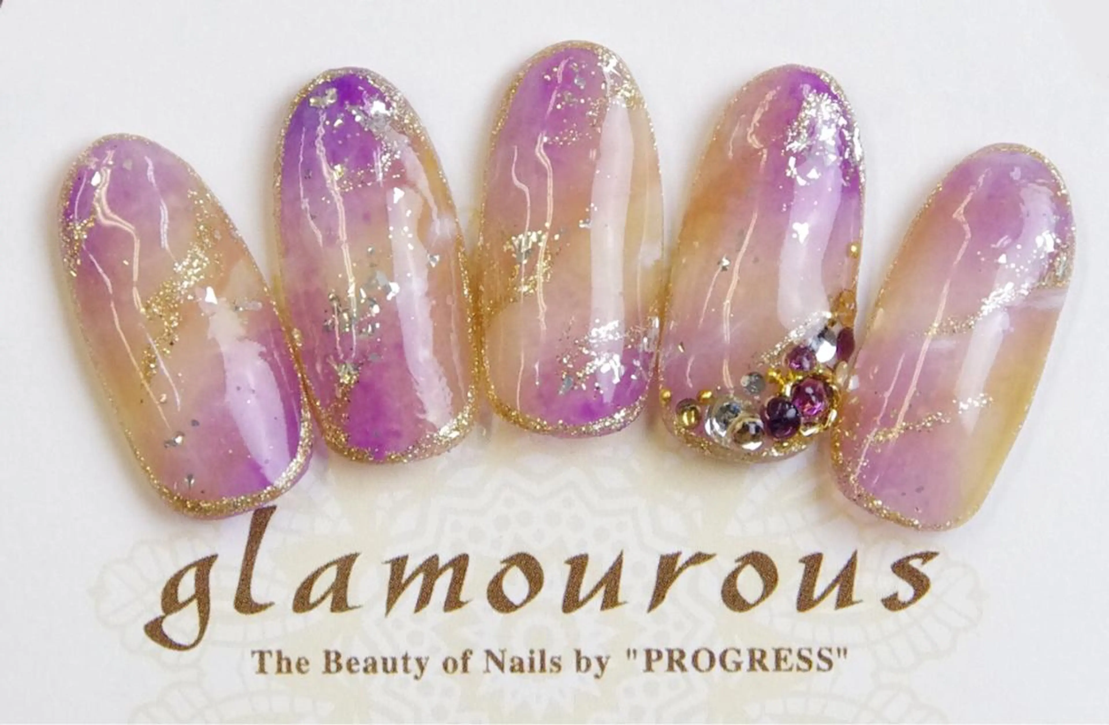 ネイル グラマラス /アンジェアイのマツエク・マツパデザイン