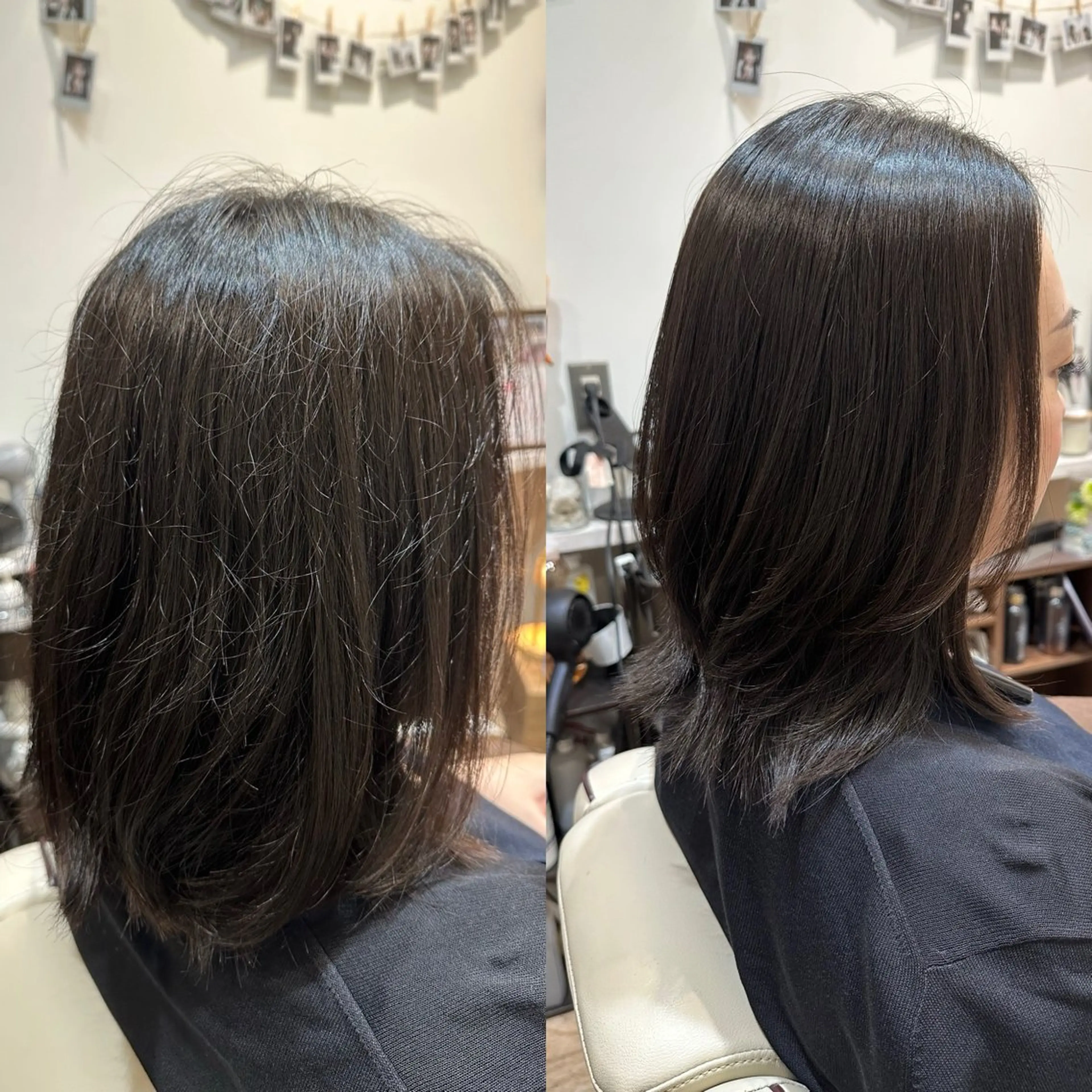 ミディアム 平田 たかしのヘアスタイル