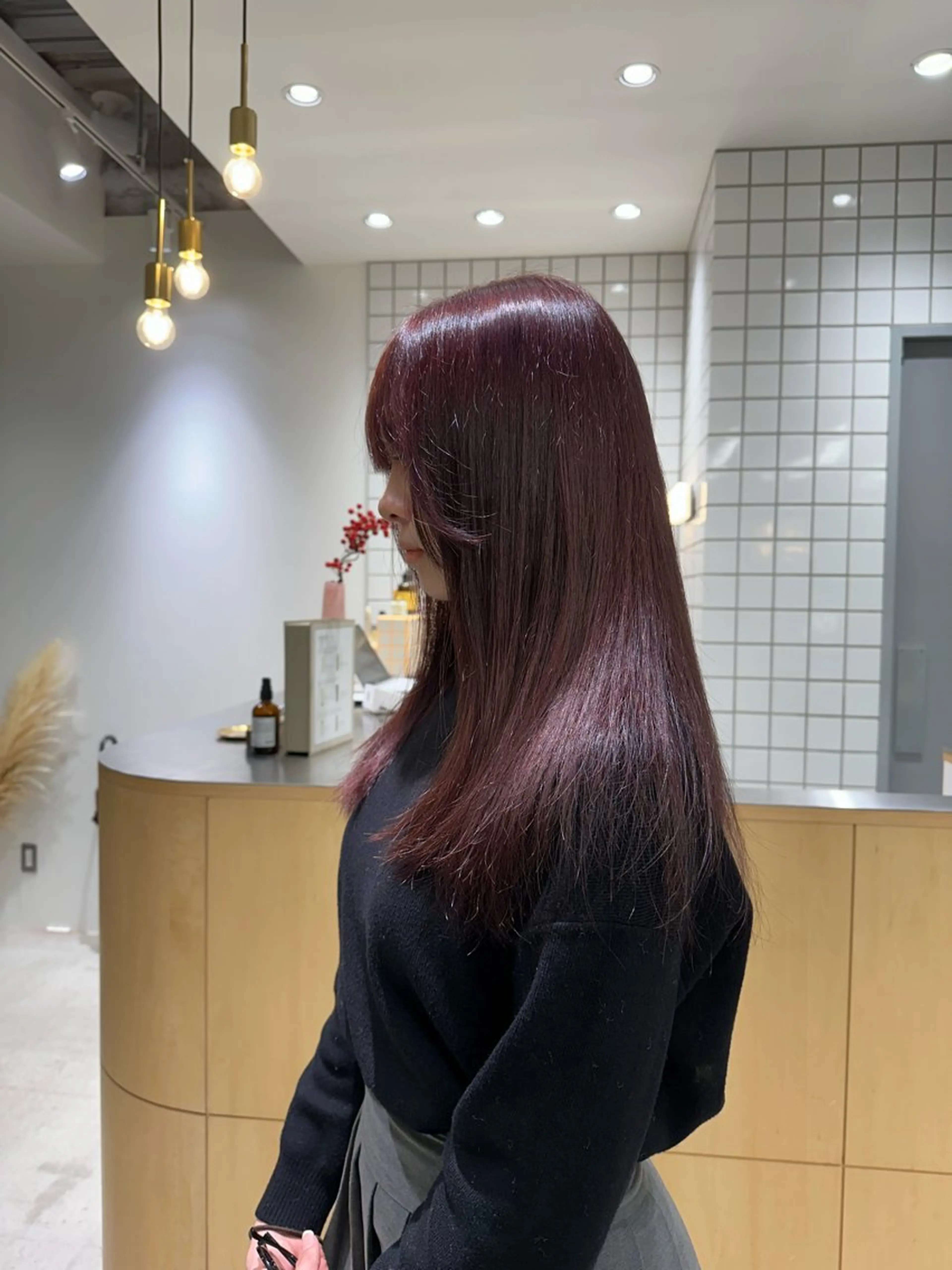 ロング ヘアカラー 🍇透明感カラー/ カットひかる🍒のヘアスタイル