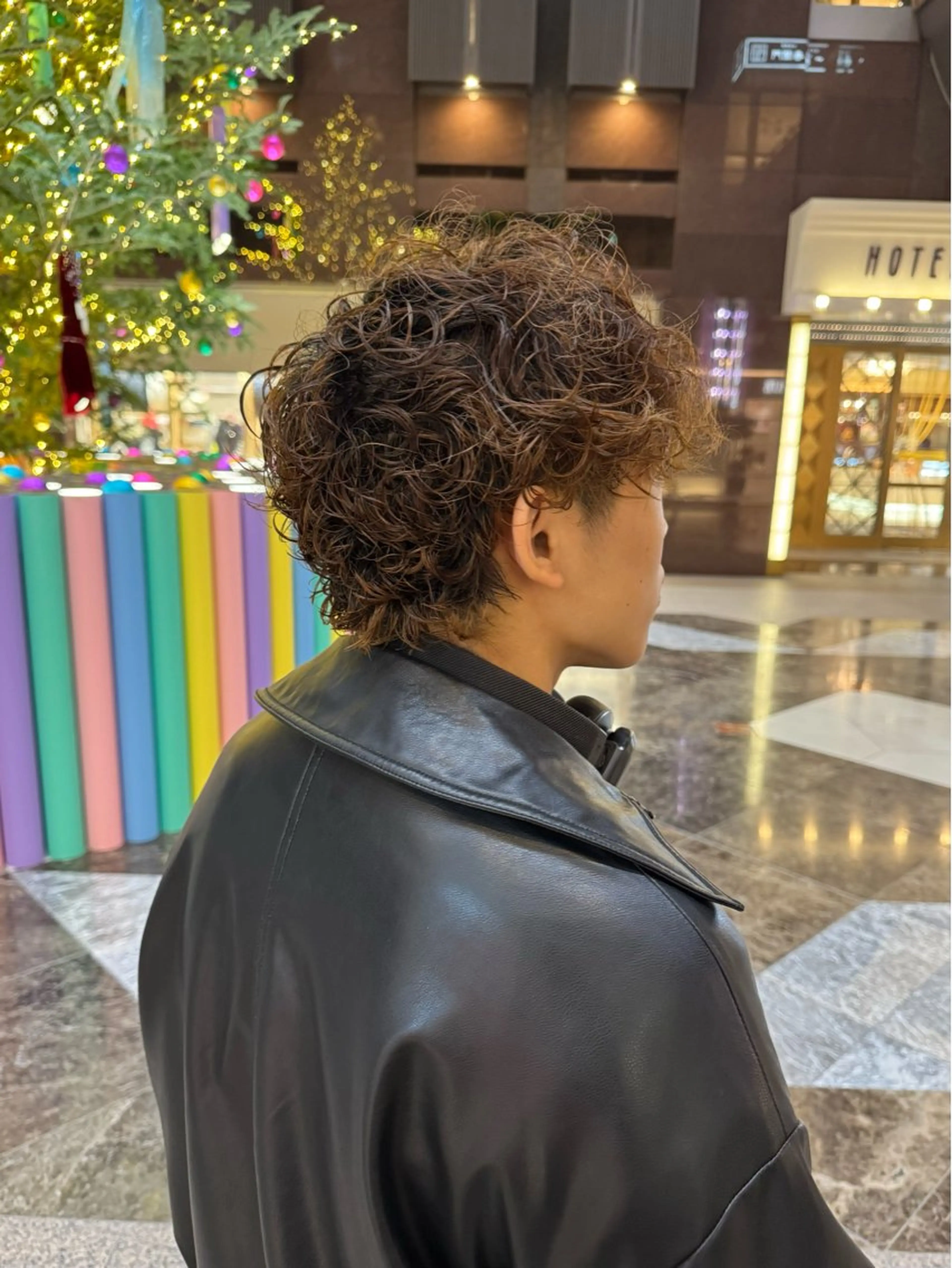 パーマ パーマ パーマモデル募集 /梅田/宿谷真那斗のヘアスタイル