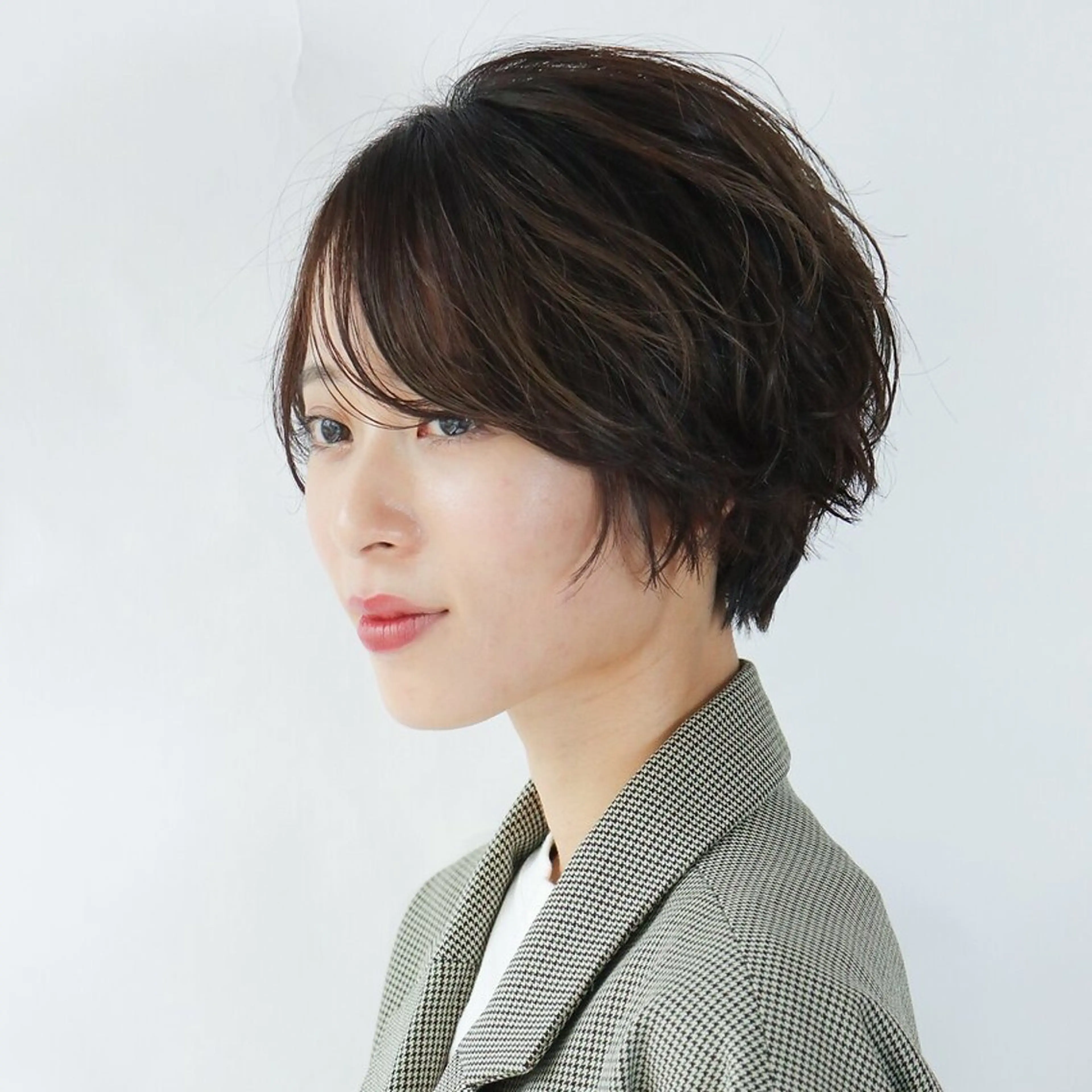 ショート カラー パーマ 丸みショート ショートヘア 小顔カット カット ヘアカラー トリートメント 自由が丘×似合わせ ディレクター枦山大将のヘアスタイル