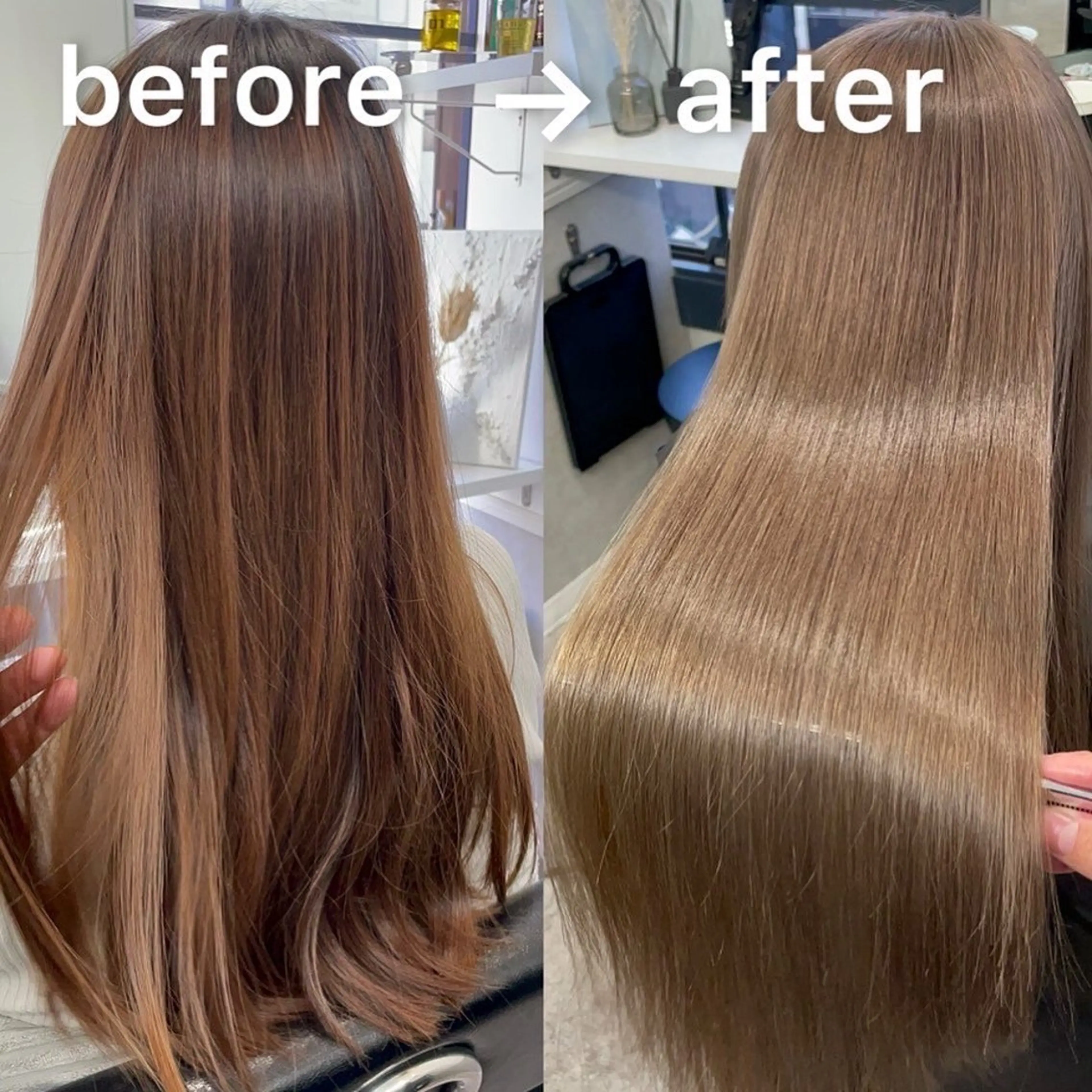 ロング ヘアカラー ヘッドスパ soigne 表参道【ソワネ】所属・艶髪🩰透明感カラー 🫧あやみのヘアスタイル