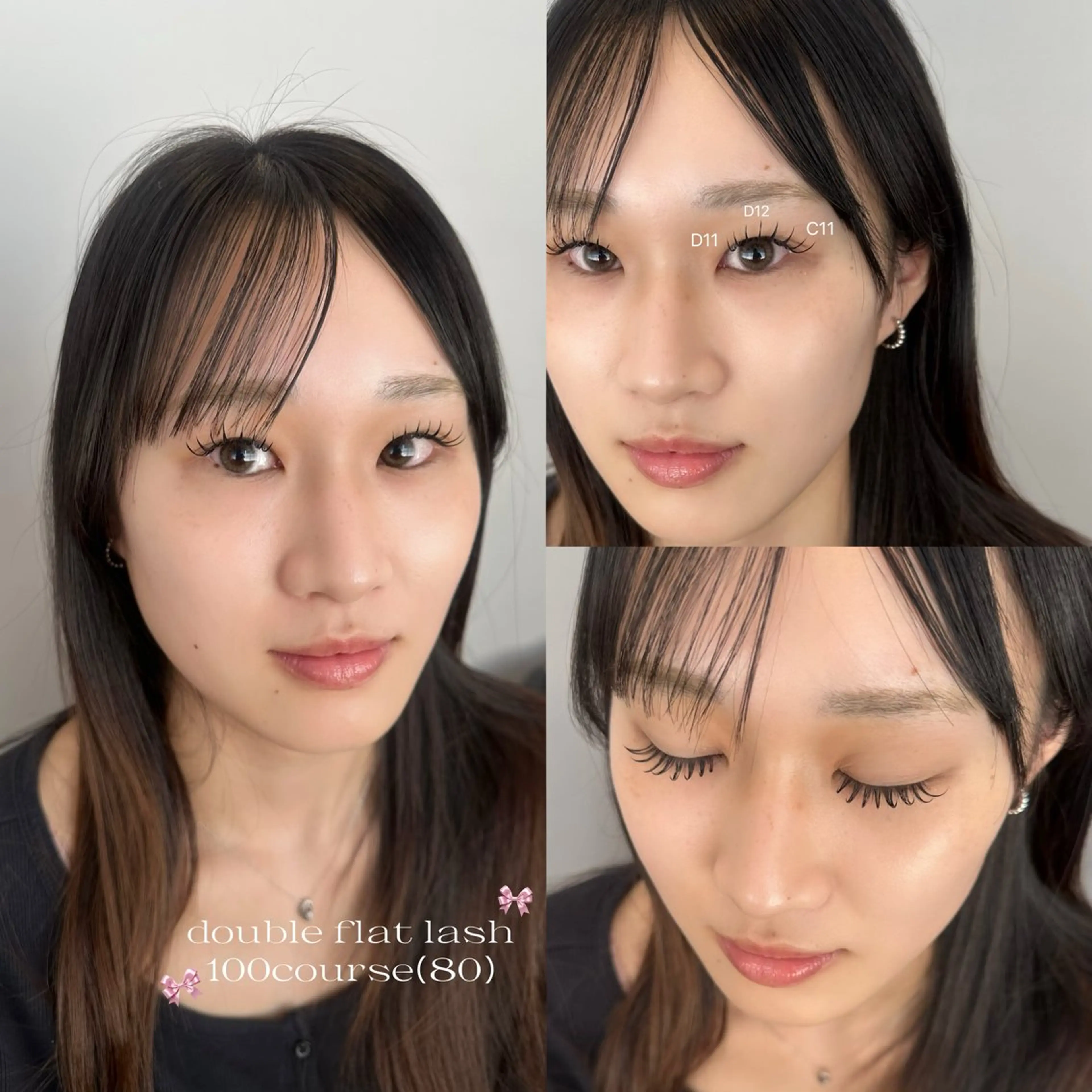 マツエク・マツパ 束感まつ毛 フラットラッシュ マツエク 【UNLY】 miyuのマツエク・マツパデザイン