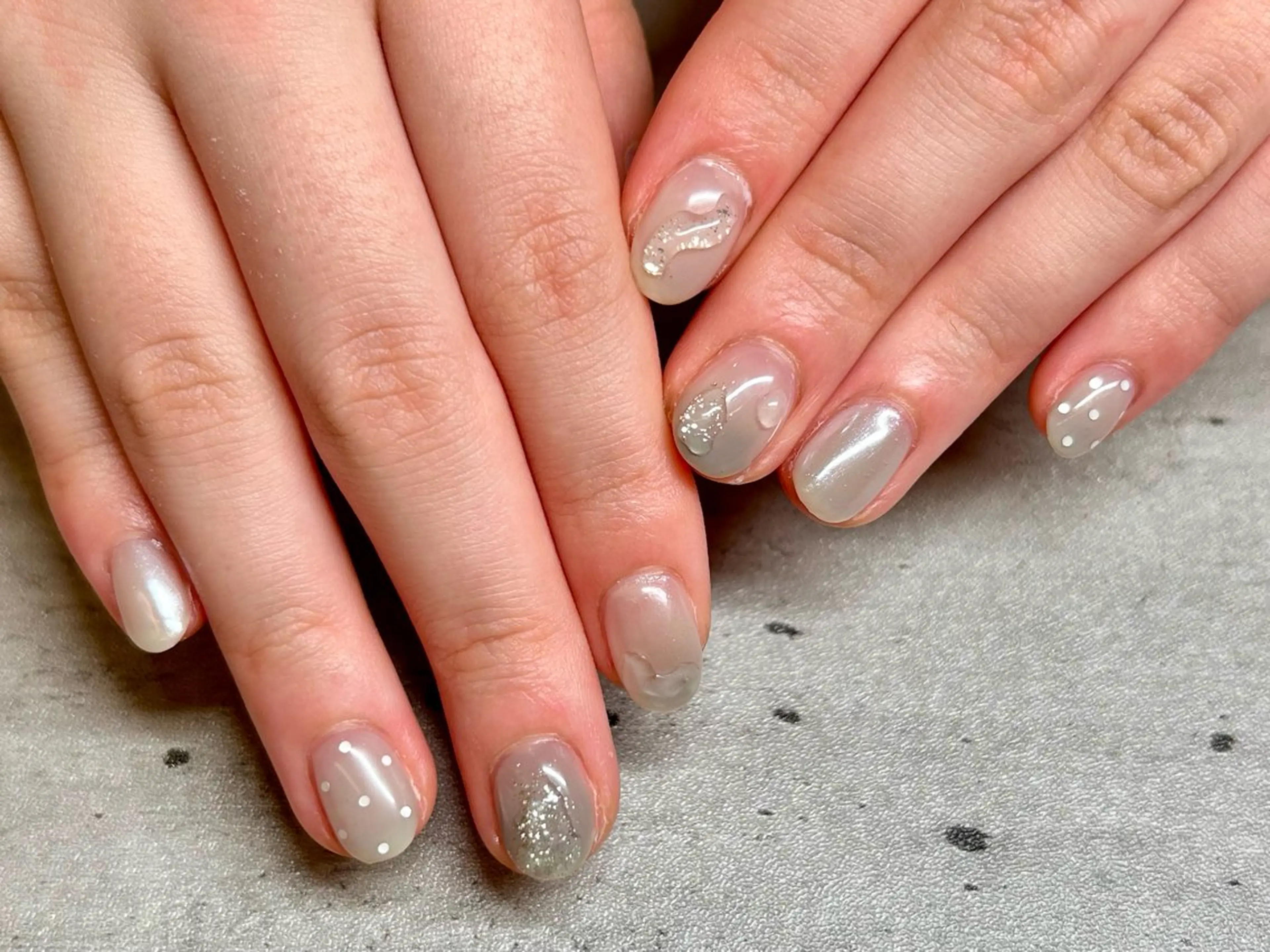 ネイル ニュアンスネイル joieange MEGUMIのネイルデザイン