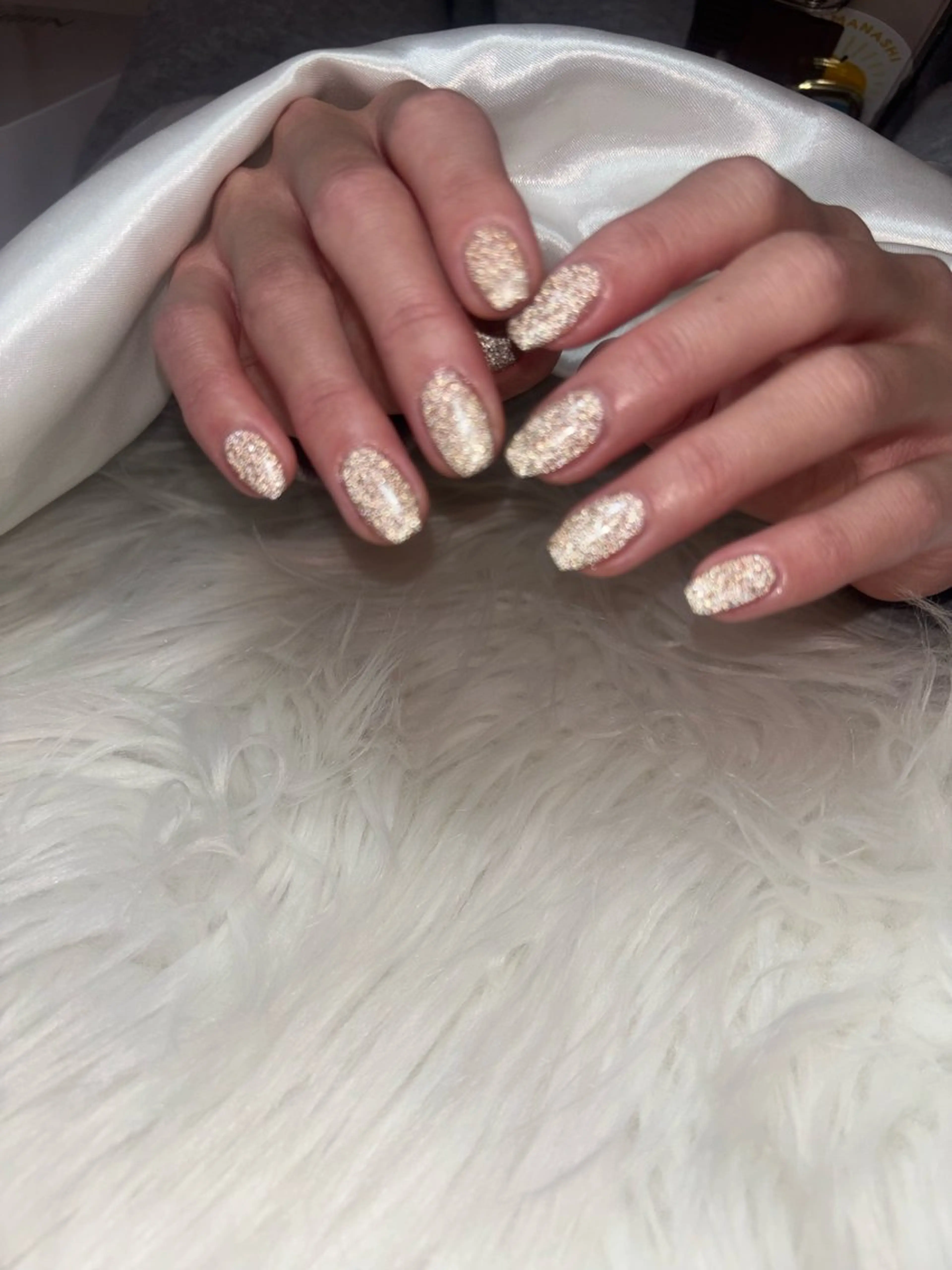 ネイル ブルー キラキラネイル 韓国ネイル マグネットネイル シンプルネイル timtam --sakiのネイルデザイン